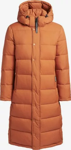 Khujo Manteaux Dhiver Manteau Dâhiver Corinna Femme Cognac