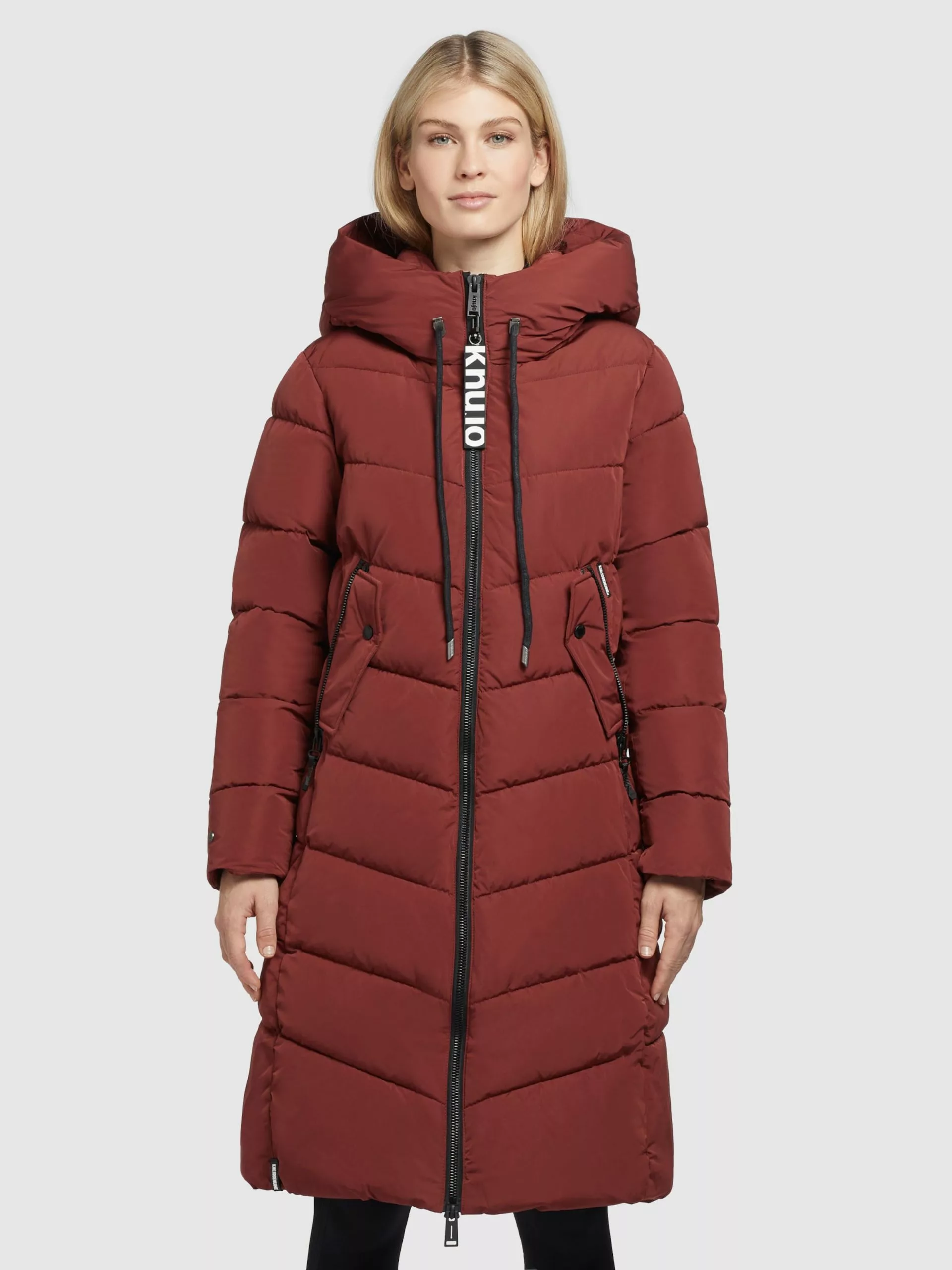 Khujo Manteaux De Mi-saison Manteau Mi-saison Klayd Femme Rouge Foncé 4 Khujo Manteaux De Mi-saison Manteau Mi-saison Klayd Femme Rouge Foncé – Image 2