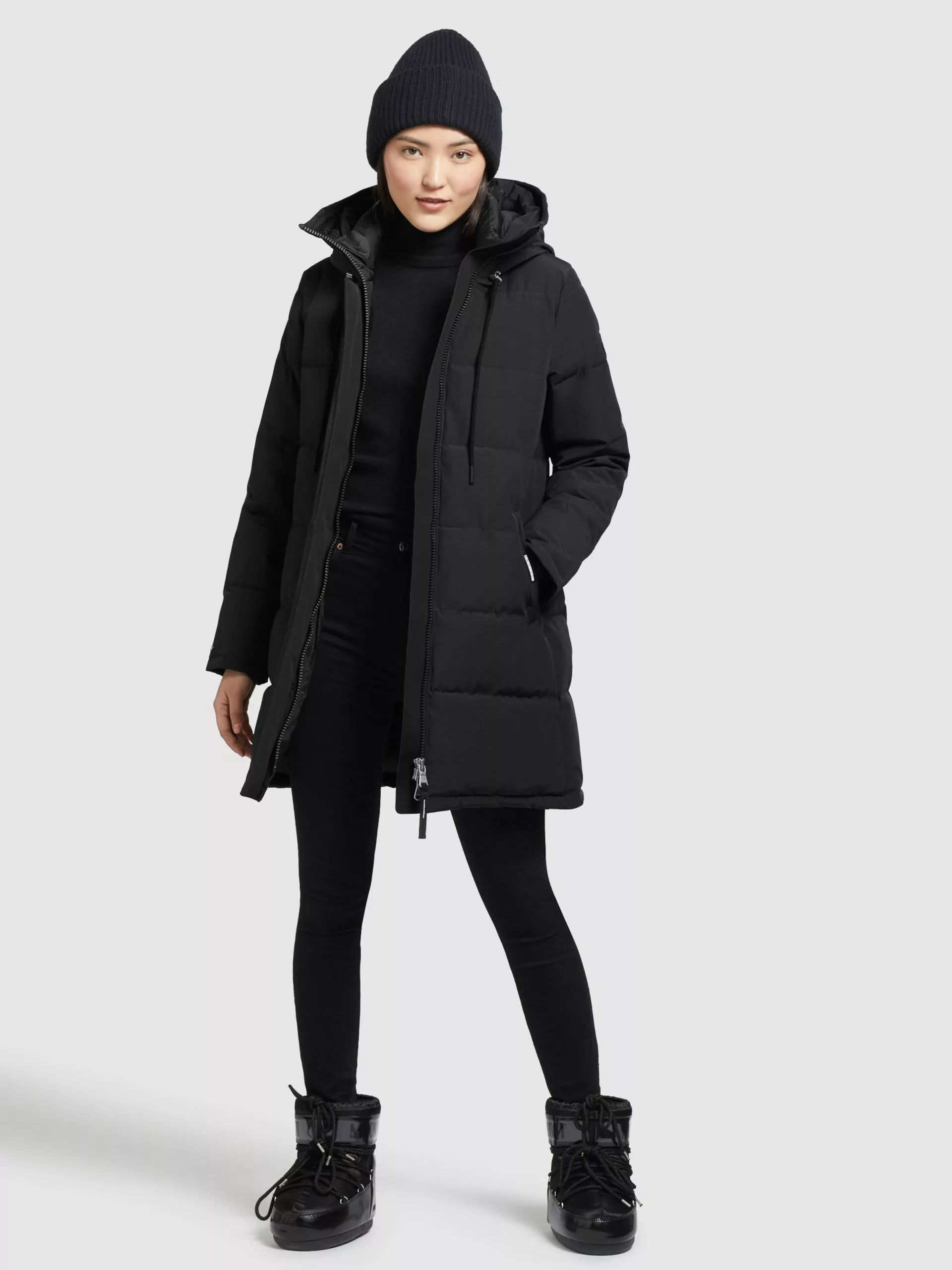 Khujo Manteaux Courts Manteau D’hiver Mats Femme Noir 8 Khujo Manteaux Courts Manteau D’hiver Mats Femme Noir – Image 6