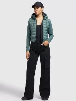 Khujo Vestes De Mi-saison Veste Mi-saison Dalis Matt Femme Jade -Khujo Soldes Boutique 0133725bc3479ae01fa6b96a7b7d393b