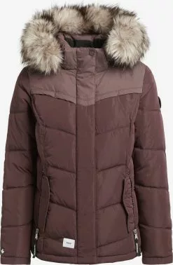 Khujo Vestes Dhiver Veste Dâhiver Winsen Femme Bourgogne