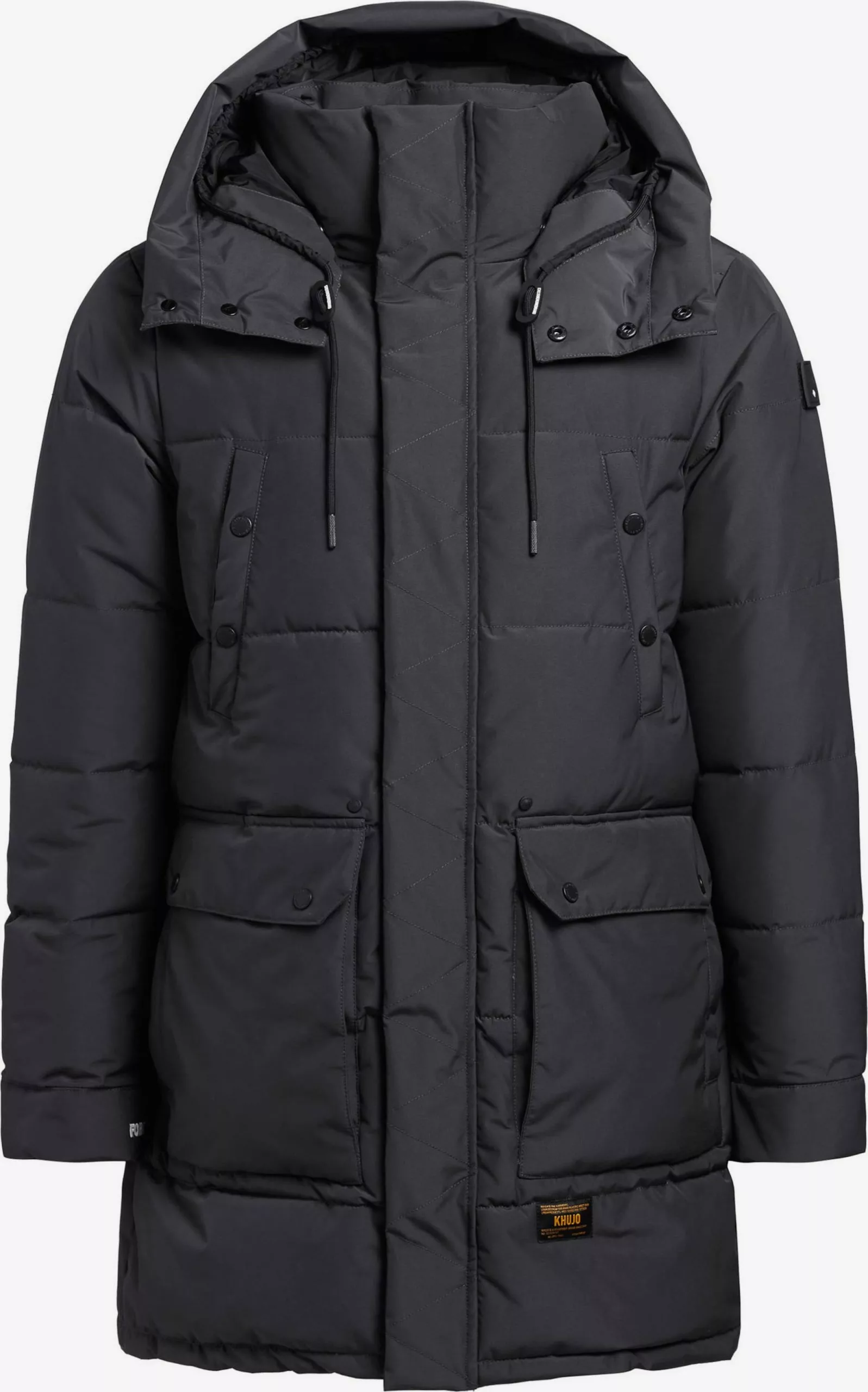 Khujo Vestes Dhiver Veste D’hiver Vivas Homme Gris Foncé 3 Khujo Vestes Dhiver Veste D’hiver Vivas Homme Gris Foncé