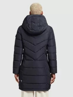 Khujo Manteaux Courts Manteau D’hiver Cups Femme Marine -Khujo Soldes Boutique 03940de643635410aaa413c780909ac4