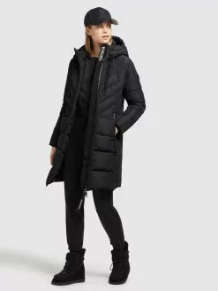 Khujo Manteaux De Mi-saison Manteau Mi-saison Mugg Femme Noir -Khujo Soldes Boutique 03d21b381c7274ec0b8ba8e564a14786