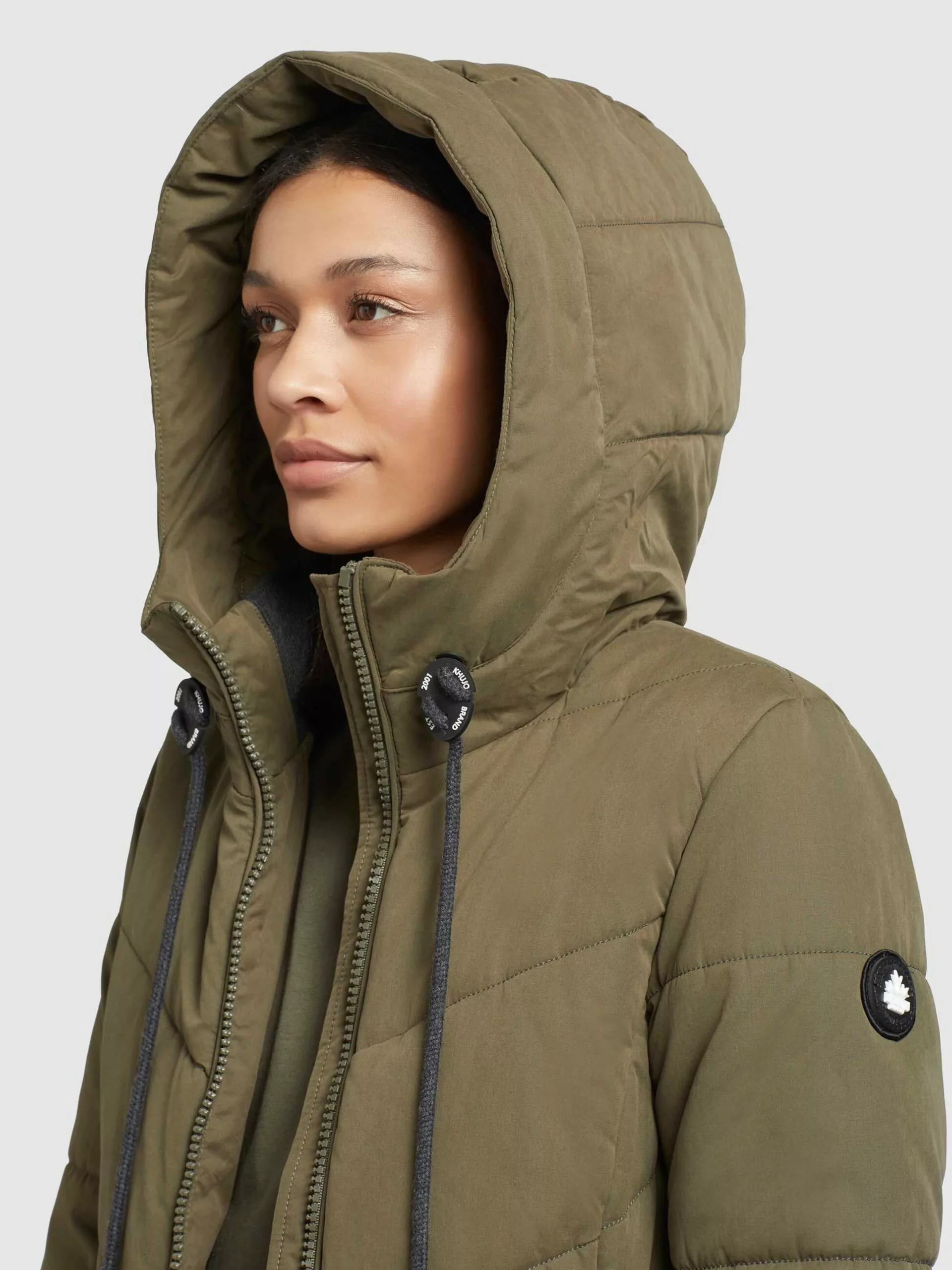 Khujo Vestes Dhiver Veste D’hiver Aibay Femme Kaki 9 Khujo Vestes Dhiver Veste D’hiver Aibay Femme Kaki – Image 7