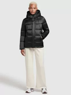 Khujo Vestes Dhiver Veste D’hiver Evona Femme Noir -Khujo Soldes Boutique 0653a08147568279693716c3743f4fd3