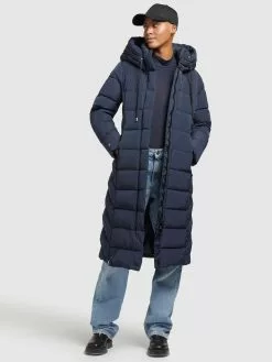 Khujo Manteaux Dhiver Manteau D’hiver Gamber Femme Bleu Foncé -Khujo Soldes Boutique 07d5ea29a1e6bc92e6550da15ec74d0a