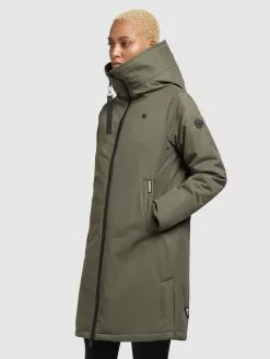 Khujo Manteaux De Mi-saison Manteau Mi-saison LISAD Femme Kaki 14 Khujo Manteaux De Mi-saison Manteau Mi-saison LISAD Femme Kaki -Khujo Soldes Boutique 080ea4a704deb8d6b7baf157efd116c7