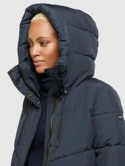 Khujo Manteaux Dhiver Manteau D’hiver Shimanta 2 Femme Bleu Foncé -Khujo Soldes Boutique 082e77c95a98d2af01cdeba2ddd46163