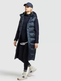 Khujo Vestes Sans Manches Gilet Tourin Femme Bleu Marine -Khujo Soldes Boutique 0918747b99d3baf41e34086e4c016fce