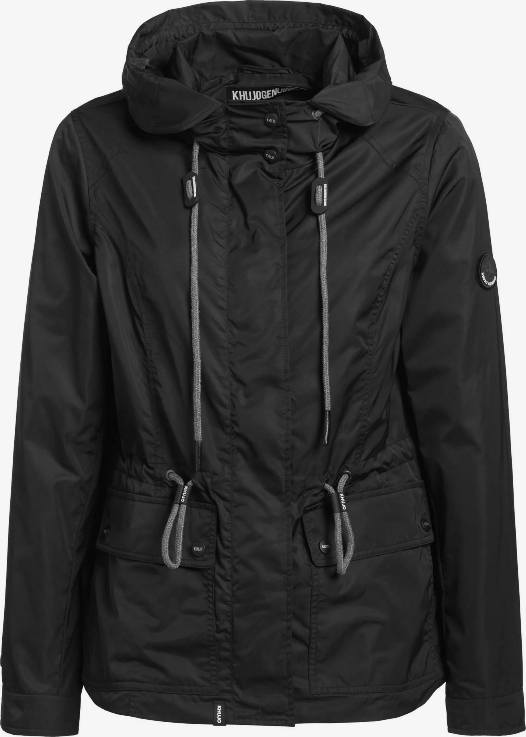 Khujo Vestes De Mi-saison Veste Mi-saison DEBBY Femme Noir 3 Khujo Vestes De Mi-saison Veste Mi-saison DEBBY Femme Noir