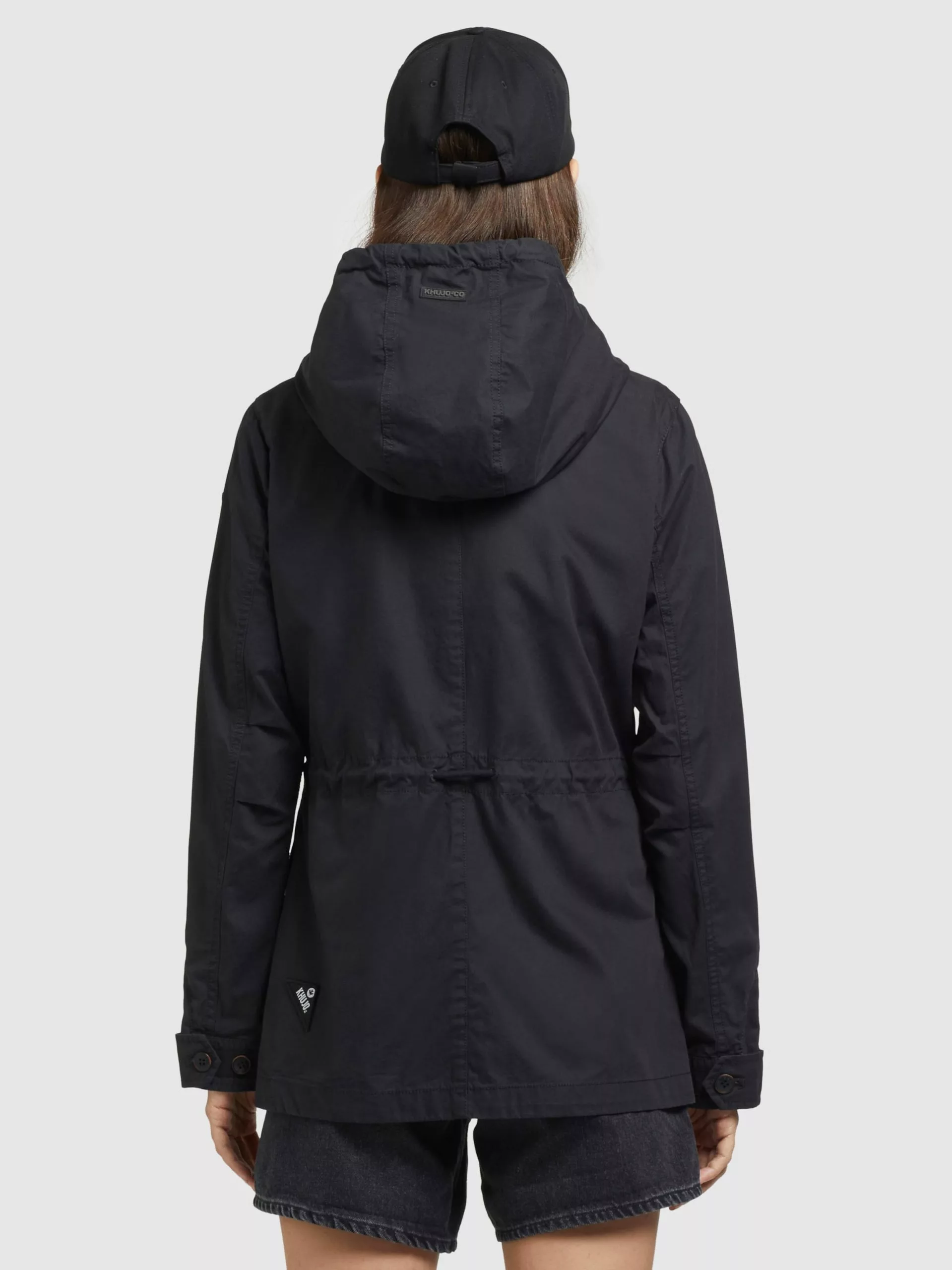 Khujo Vestes De Mi-saison Veste Mi-saison SESIA Femme Noir 6 Khujo Vestes De Mi-saison Veste Mi-saison SESIA Femme Noir – Image 4