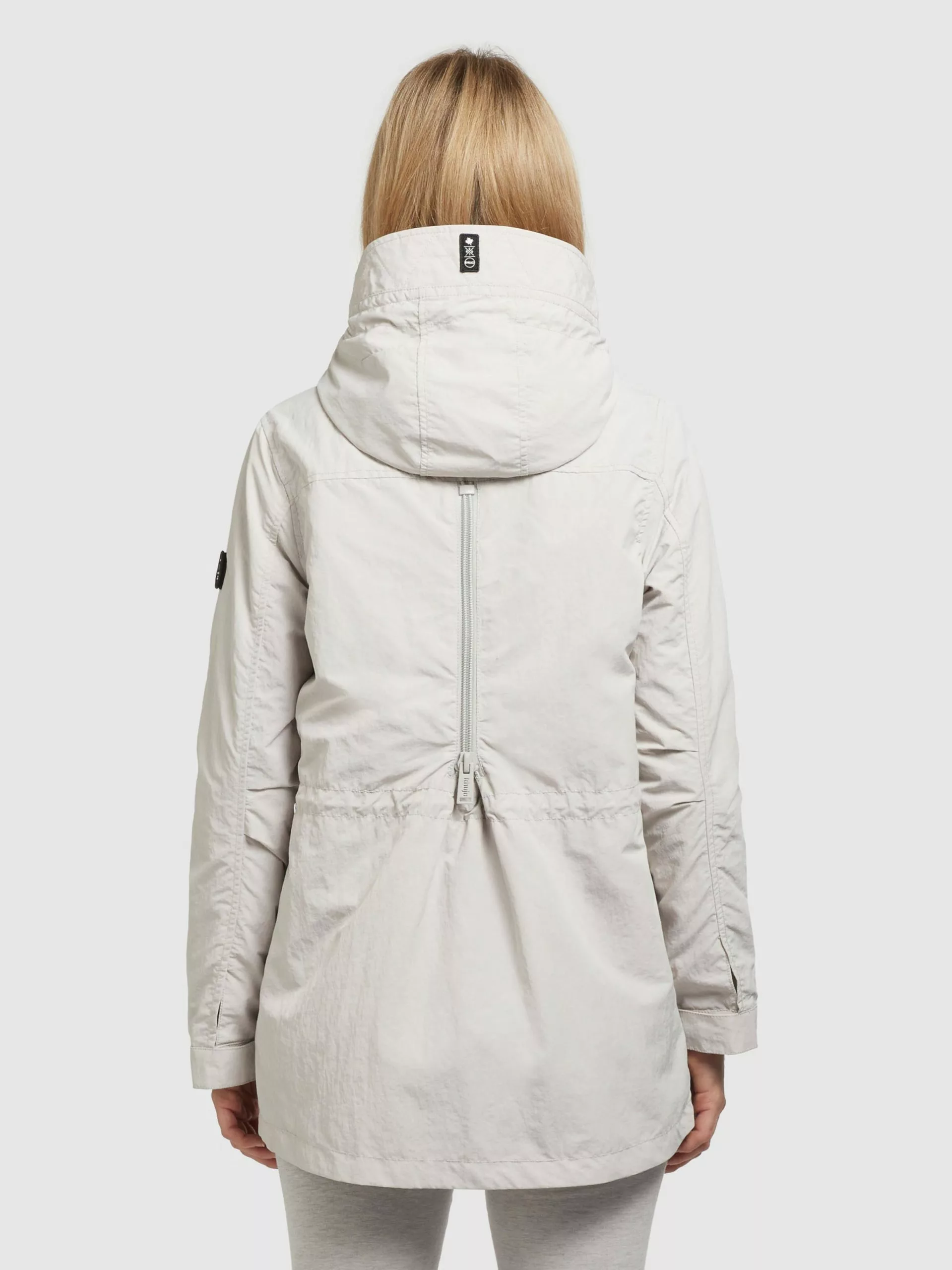 Khujo Vestes De Mi-saison Veste Mi-saison CAIMA Femme Gris Clair 6 Khujo Vestes De Mi-saison Veste Mi-saison CAIMA Femme Gris Clair â Image 4