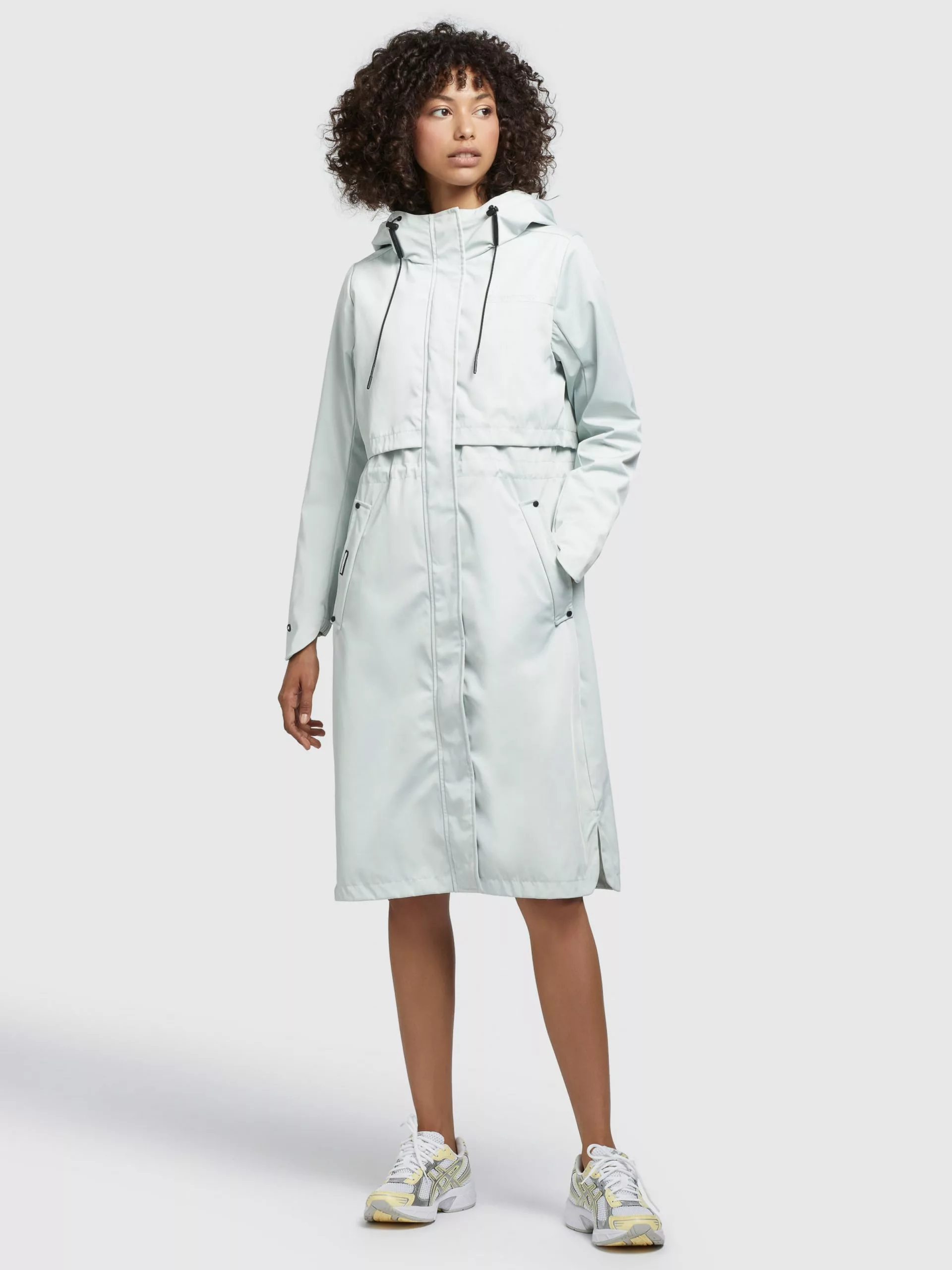 Khujo Manteaux De Mi-saison Manteau Mi-saison Jomana Femme Bleu Pastel 5 Khujo Manteaux De Mi-saison Manteau Mi-saison Jomana Femme Bleu Pastel – Image 3