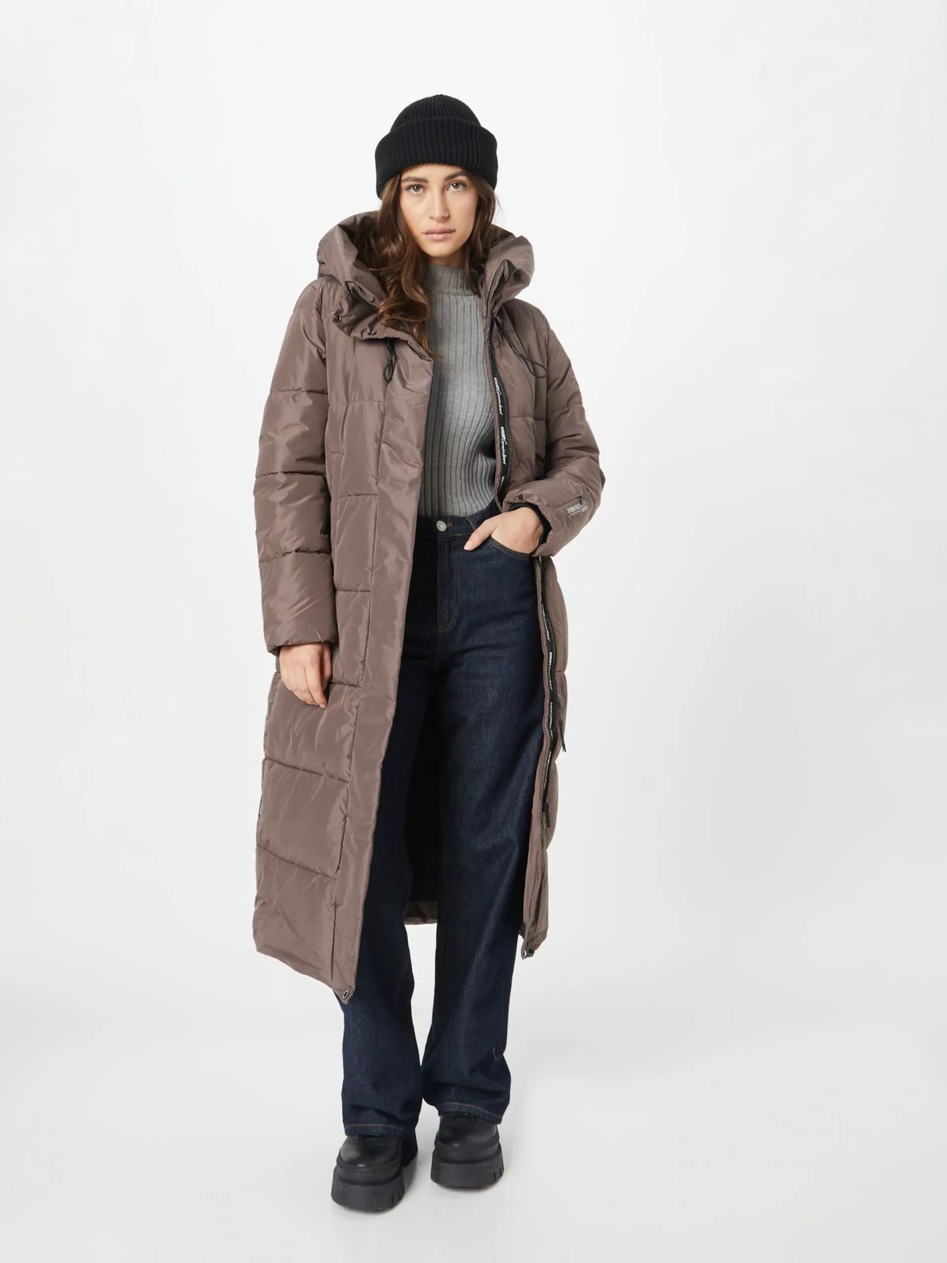 Khujo Manteaux De Mi-saison Manteau Mi-saison Soulani Femme Taupe 6 Khujo Manteaux De Mi-saison Manteau Mi-saison Soulani Femme Taupe â Image 4