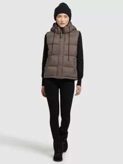 Khujo Vestes Sans Manches Gilet Eden Femme Moka 12 Khujo Vestes Sans Manches Gilet Eden Femme Moka -Khujo Soldes Boutique 11cbee4a5eaca9223fc561cb545a1b4a