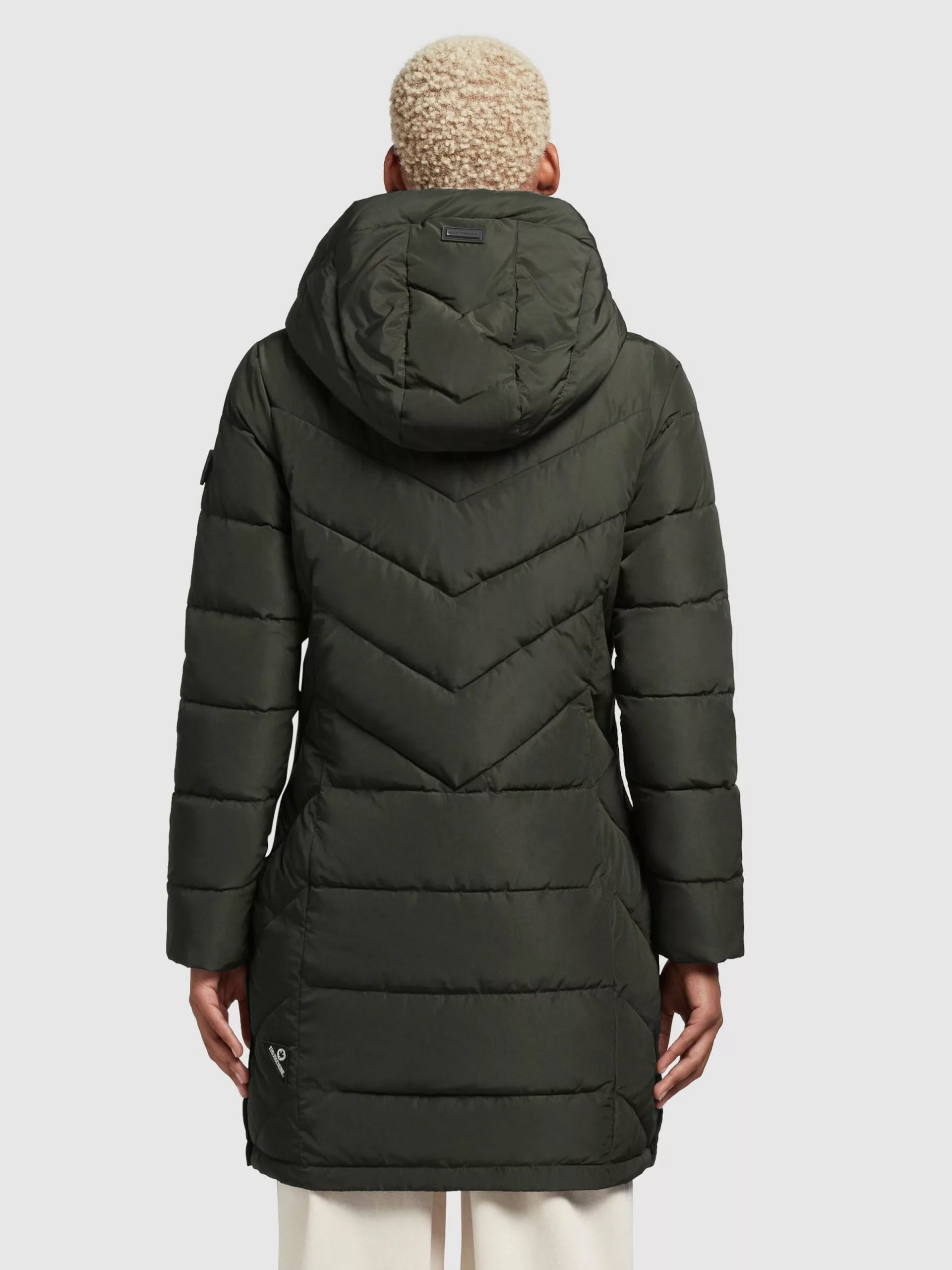 Khujo Manteaux Courts Manteau D’hiver Cups Femme Vert Foncé 6 Khujo Manteaux Courts Manteau D’hiver Cups Femme Vert Foncé – Image 4