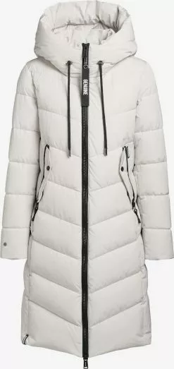 Khujo Manteaux De Mi-saison Manteau Mi-saison Klayd Femme Blanc Cassé