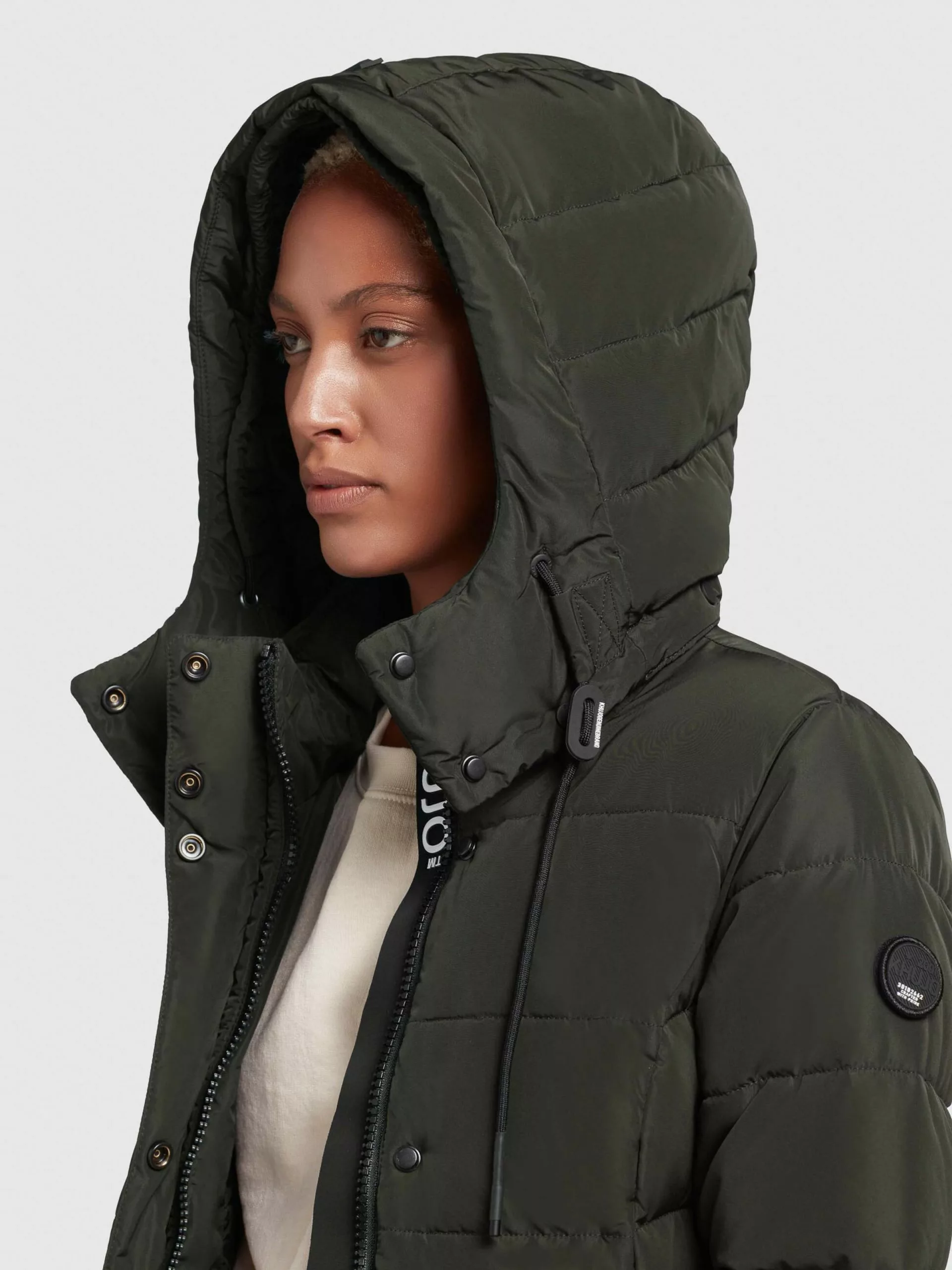 Khujo Manteaux Courts Manteau D’hiver Cups Femme Vert Foncé 9 Khujo Manteaux Courts Manteau D’hiver Cups Femme Vert Foncé – Image 7