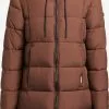 Khujo Manteaux Dhiver Manteau D’hiver Youma Femme Caramel