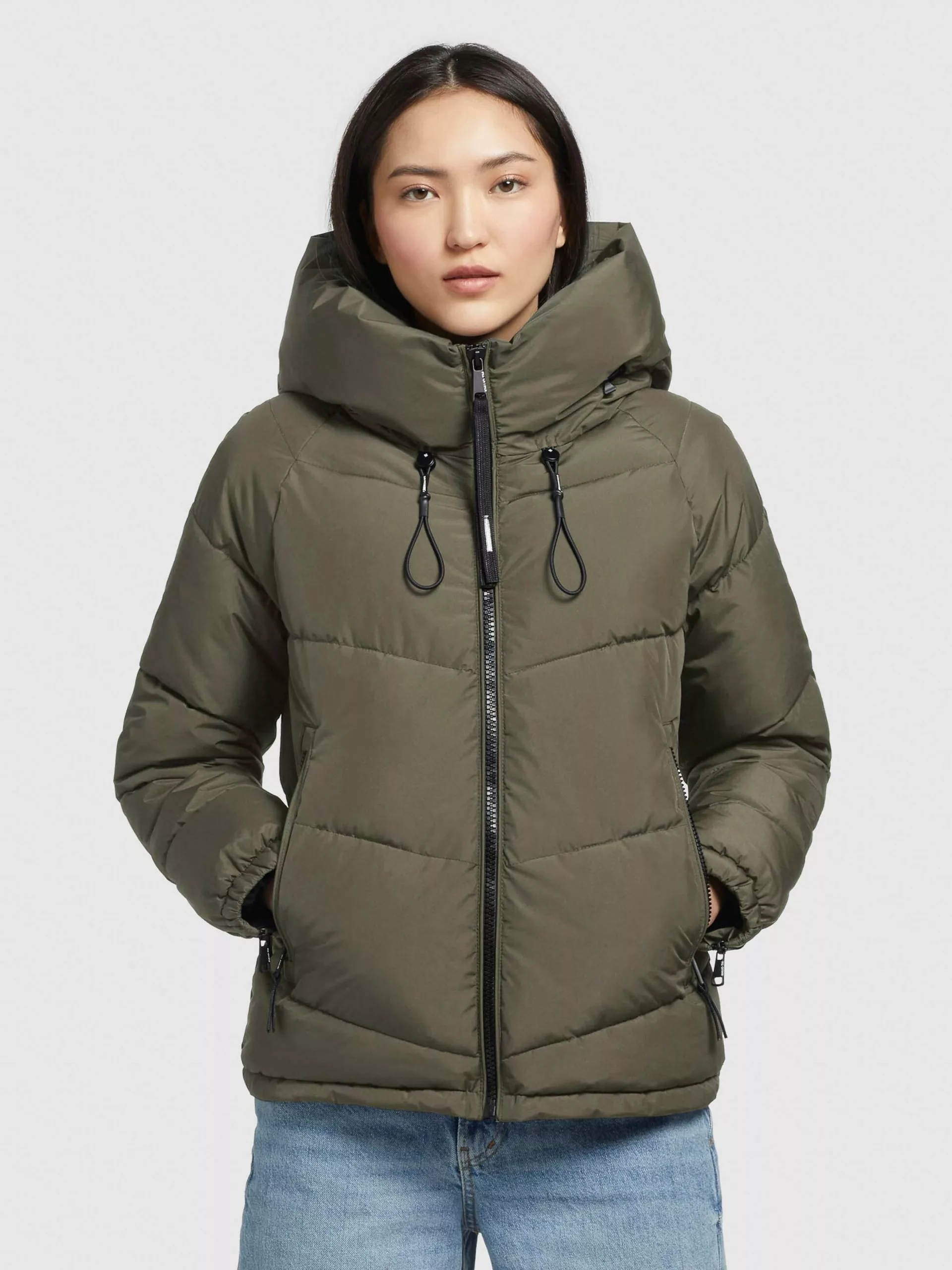 Khujo Vestes Dhiver Veste D’hiver Esila Femme Kaki 4 Khujo Vestes Dhiver Veste D’hiver Esila Femme Kaki – Image 2