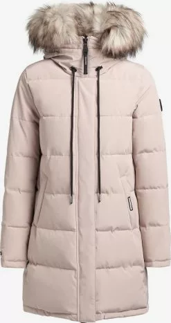 Khujo Manteaux Dhiver Manteau Dâhiver Cloren Femme Rose