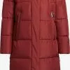 Khujo Manteaux Dhiver Manteau D’hiver Soulani Femme Rouge Rouille
