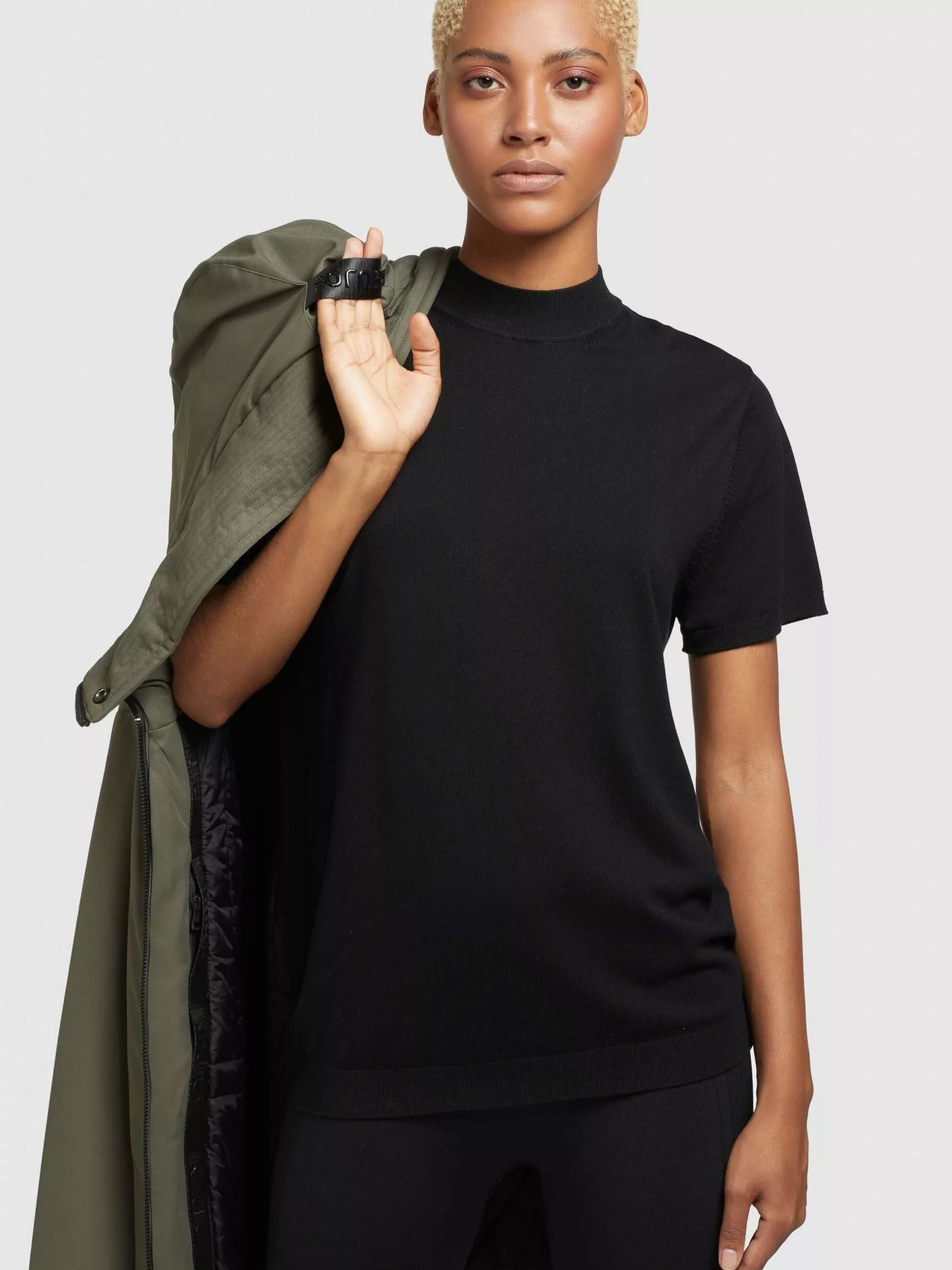 Khujo Manteaux De Mi-saison Manteau Mi-saison LISAD Femme Kaki 10 Khujo Manteaux De Mi-saison Manteau Mi-saison LISAD Femme Kaki â Image 8