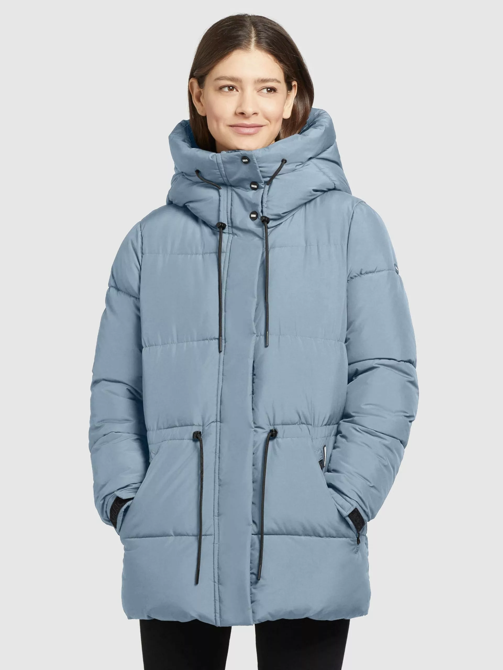 Khujo Vestes Dhiver Veste D’hiver Leviani2 Femme Bleu-gris 4 Khujo Vestes Dhiver Veste D’hiver Leviani2 Femme Bleu-gris – Image 2