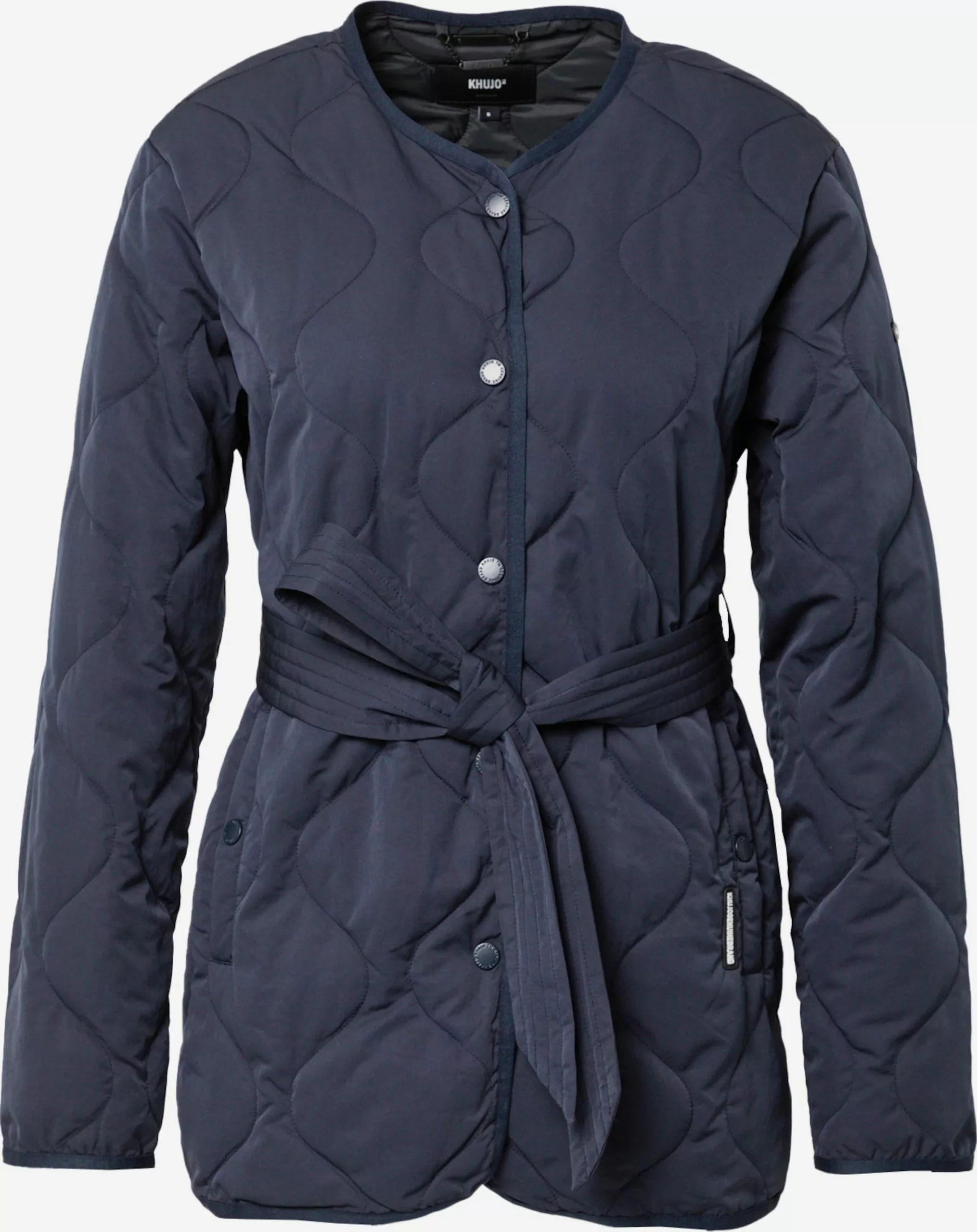 Khujo Vestes De Mi-saison Veste Mi-saison Yuna Femme Bleu Foncé 3 Khujo Vestes De Mi-saison Veste Mi-saison Yuna Femme Bleu Foncé