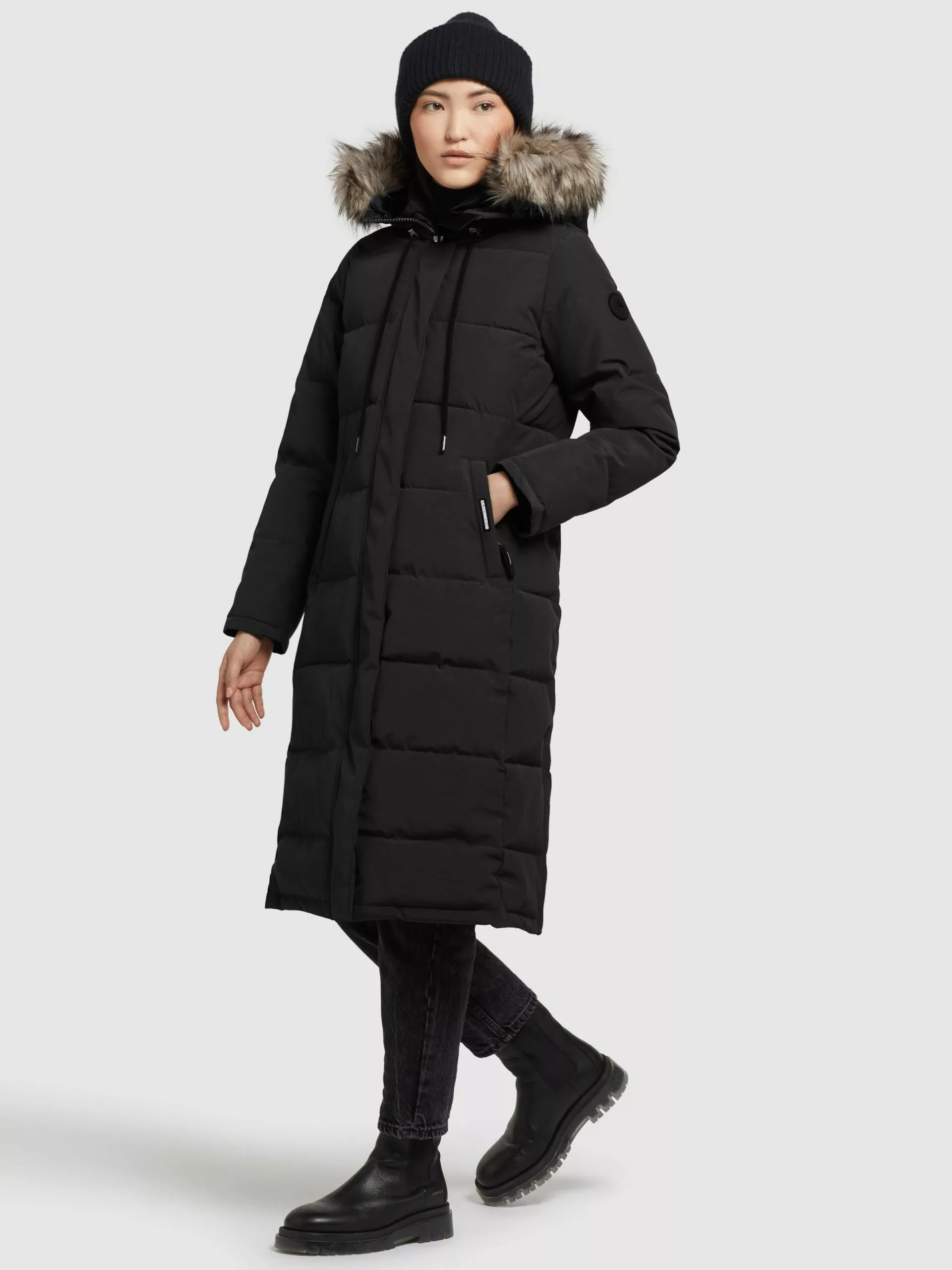 Khujo Manteaux Dhiver Manteau D’hiver LOLL Femme Noir 5 Khujo Manteaux Dhiver Manteau D’hiver LOLL Femme Noir – Image 3