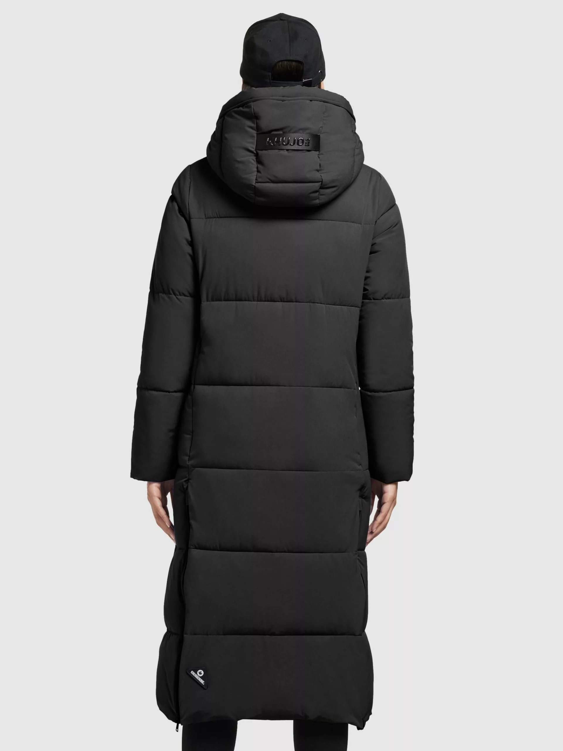 Khujo Manteaux De Mi-saison Manteau Mi-saison Melona Femme Noir 6 Khujo Manteaux De Mi-saison Manteau Mi-saison Melona Femme Noir – Image 4