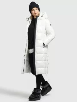 Khujo Manteaux Dhiver Manteau D’hiver Tonka Femme Blanc Cassé -Khujo Soldes Boutique 2062e1424468e764131f80bac4c9b305