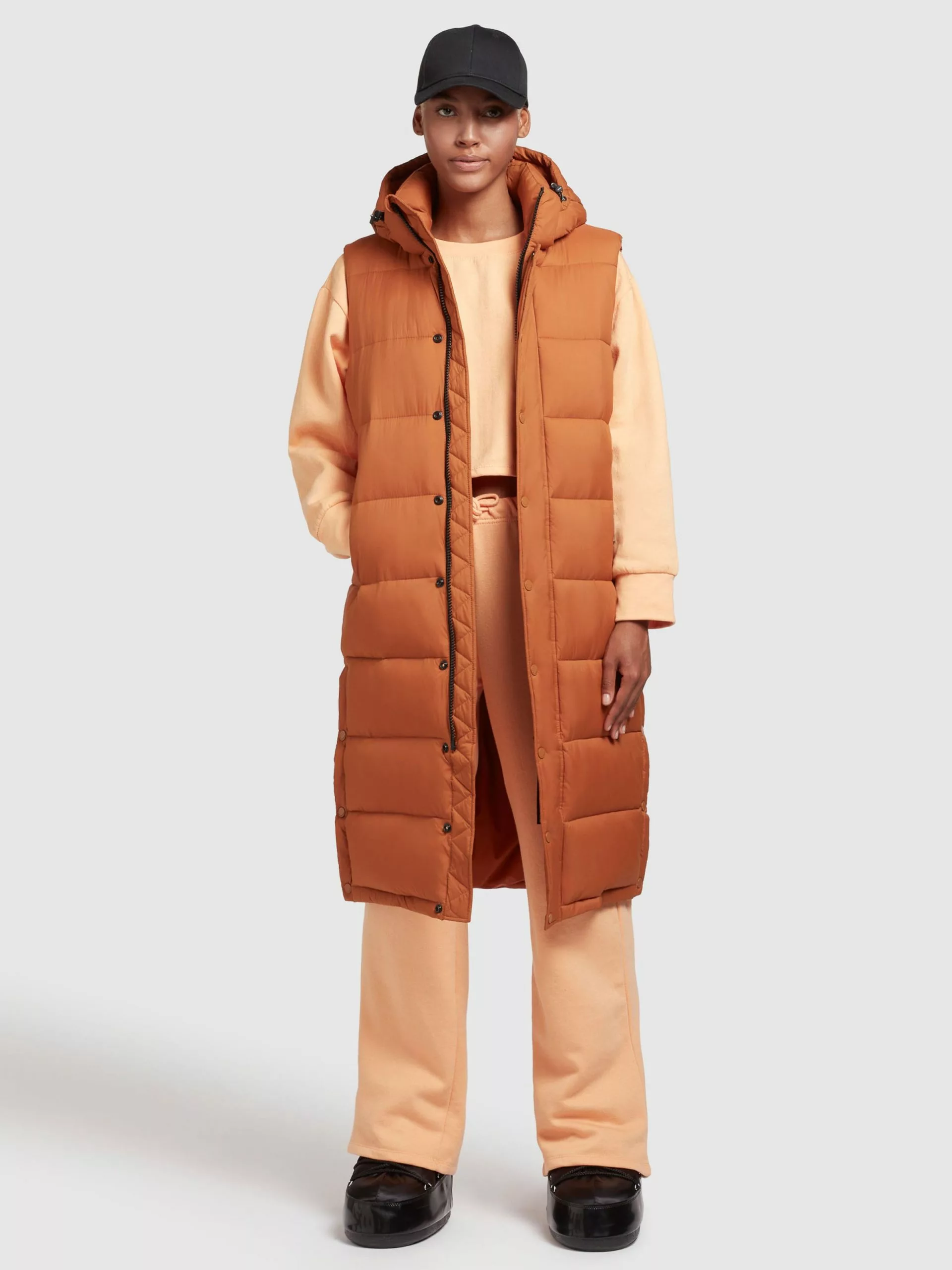 Khujo Vestes Sans Manches Gilet Magneta Femme Orange 8 Khujo Vestes Sans Manches Gilet Magneta Femme Orange â Image 6