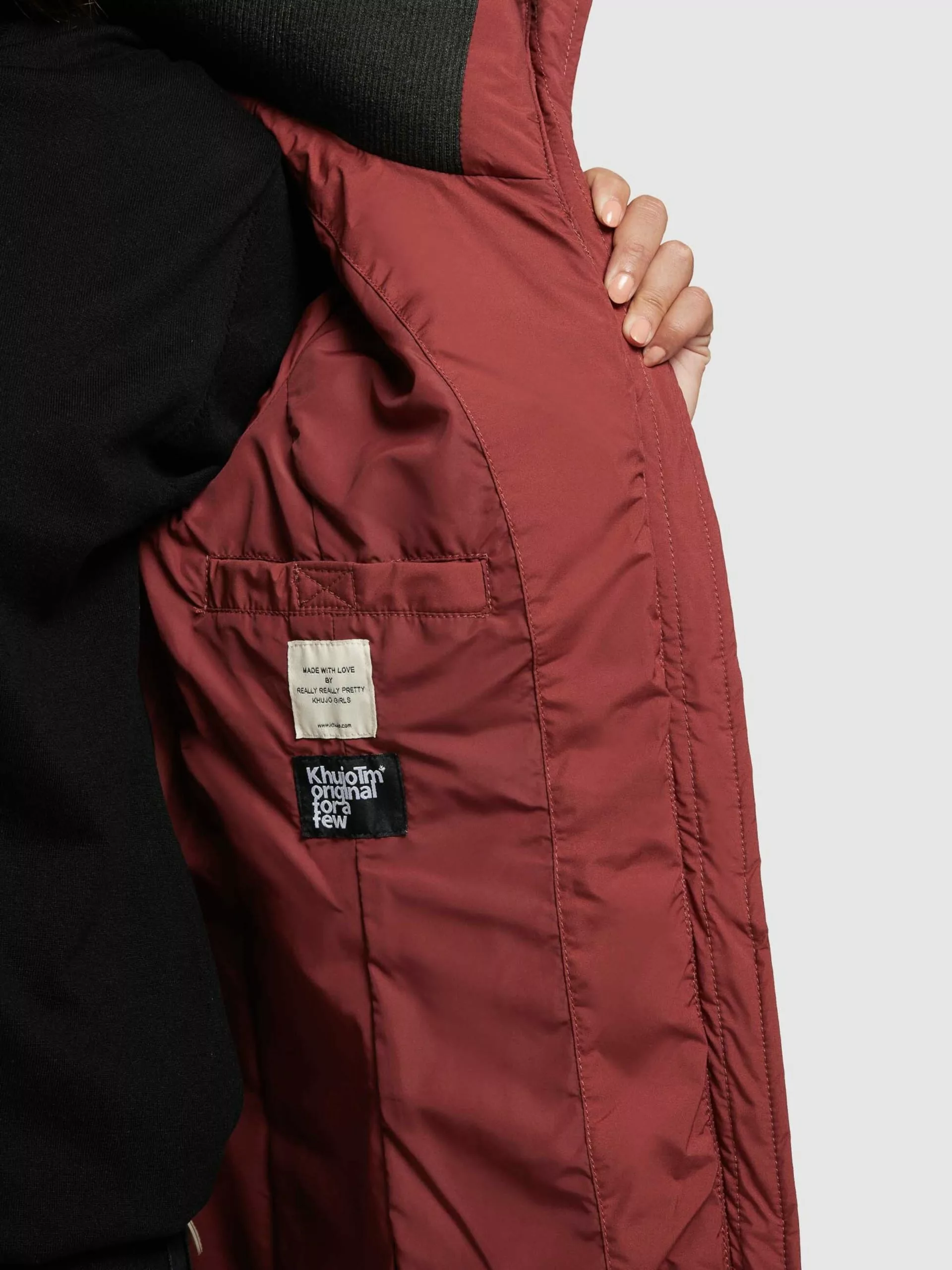 Khujo Vestes Dhiver Veste D’hiver Tweety Femme Rouge Rouille 10 Khujo Vestes Dhiver Veste D’hiver Tweety Femme Rouge Rouille – Image 8