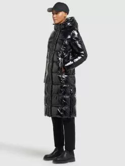 Khujo Manteaux Dhiver Manteau D’hiver Tonka Femme Noir -Khujo Soldes Boutique 22177936d37b0789f3bac45f12b971f4