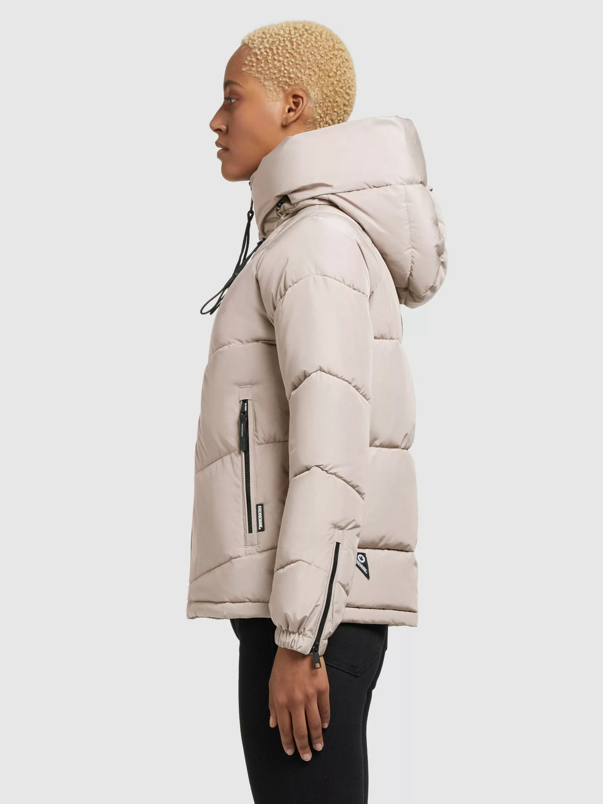 Khujo Vestes Matelassées Veste D’hiver Esila Femme Poudre 7 Khujo Vestes Matelassées Veste D’hiver Esila Femme Poudre – Image 5