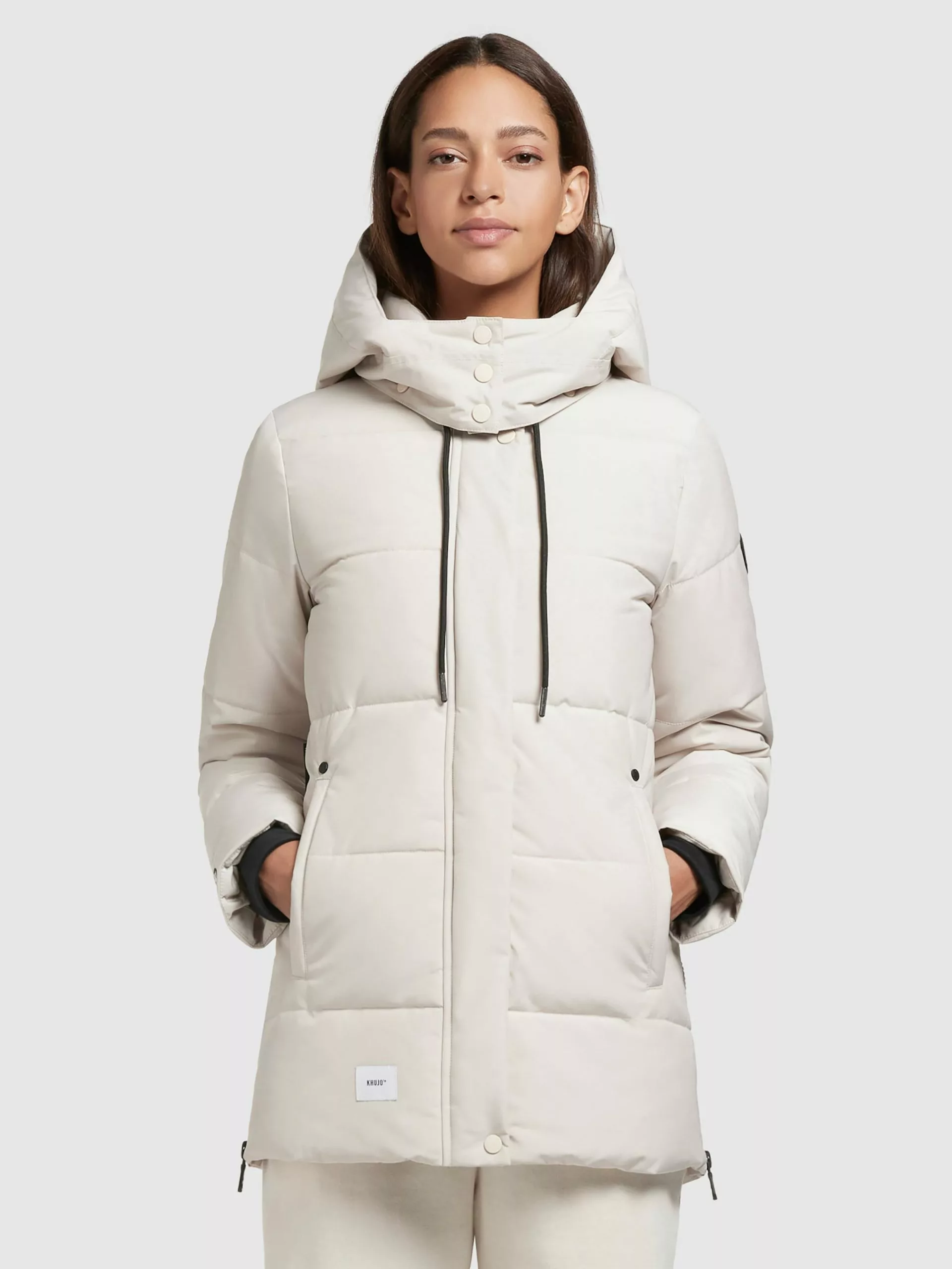 Khujo Vestes Dhiver Veste D’hiver Eunice Femme Blanc Cassé 4 Khujo Vestes Dhiver Veste D’hiver Eunice Femme Blanc Cassé – Image 2