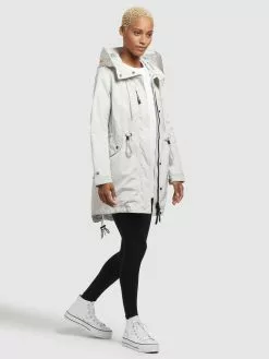 Khujo Parkas Parka Mi-saison Dayes Femme Blanc Cassé 13 Khujo Parkas Parka Mi-saison Dayes Femme Blanc Cassé -Khujo Soldes Boutique 24b125c1985323caebdb389c39656691