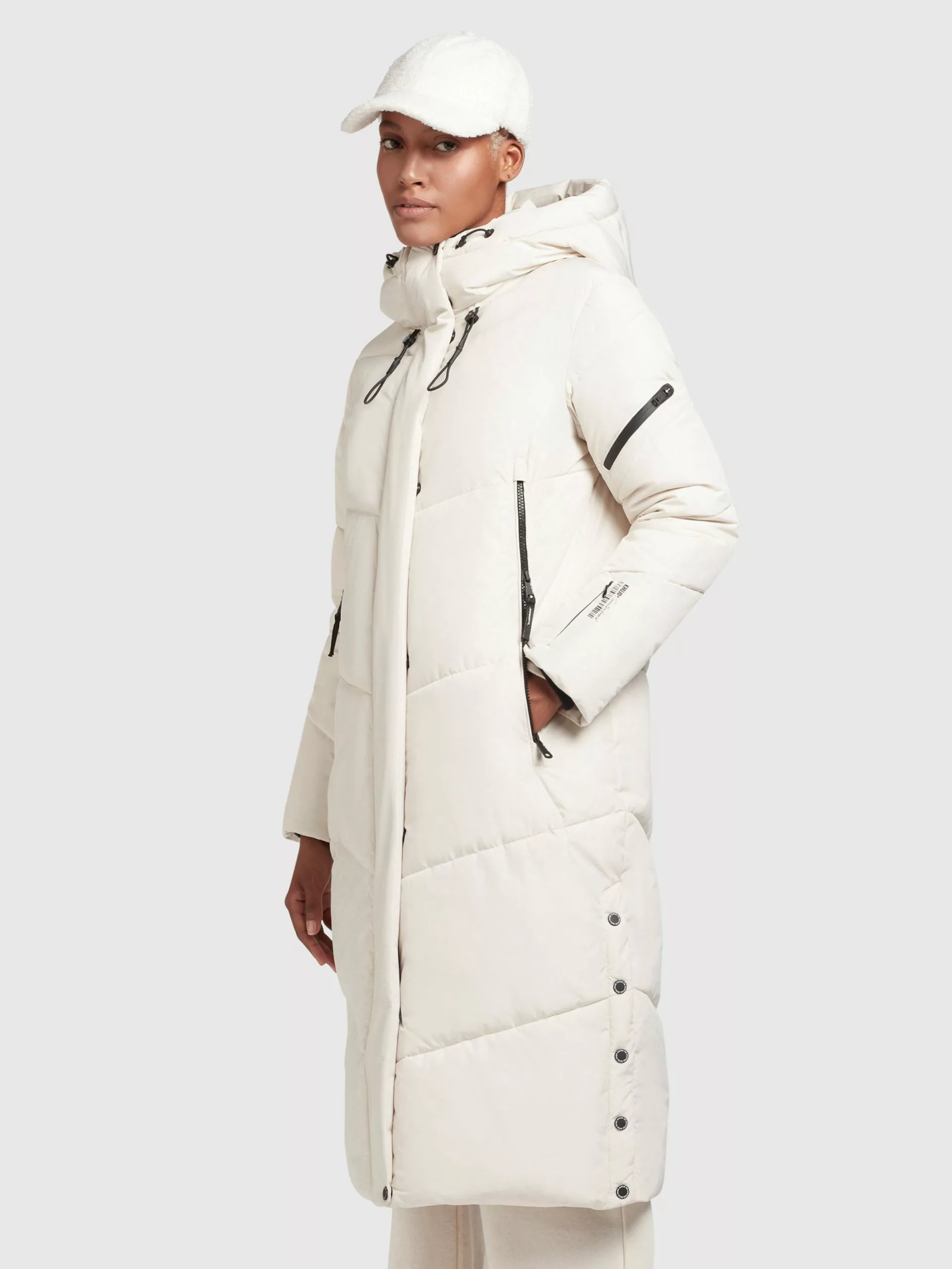 Khujo Manteaux Dhiver Manteau D’hiver Sonje 4 Femme Blanc Cassé 7 Khujo Manteaux Dhiver Manteau D’hiver Sonje 4 Femme Blanc Cassé – Image 5