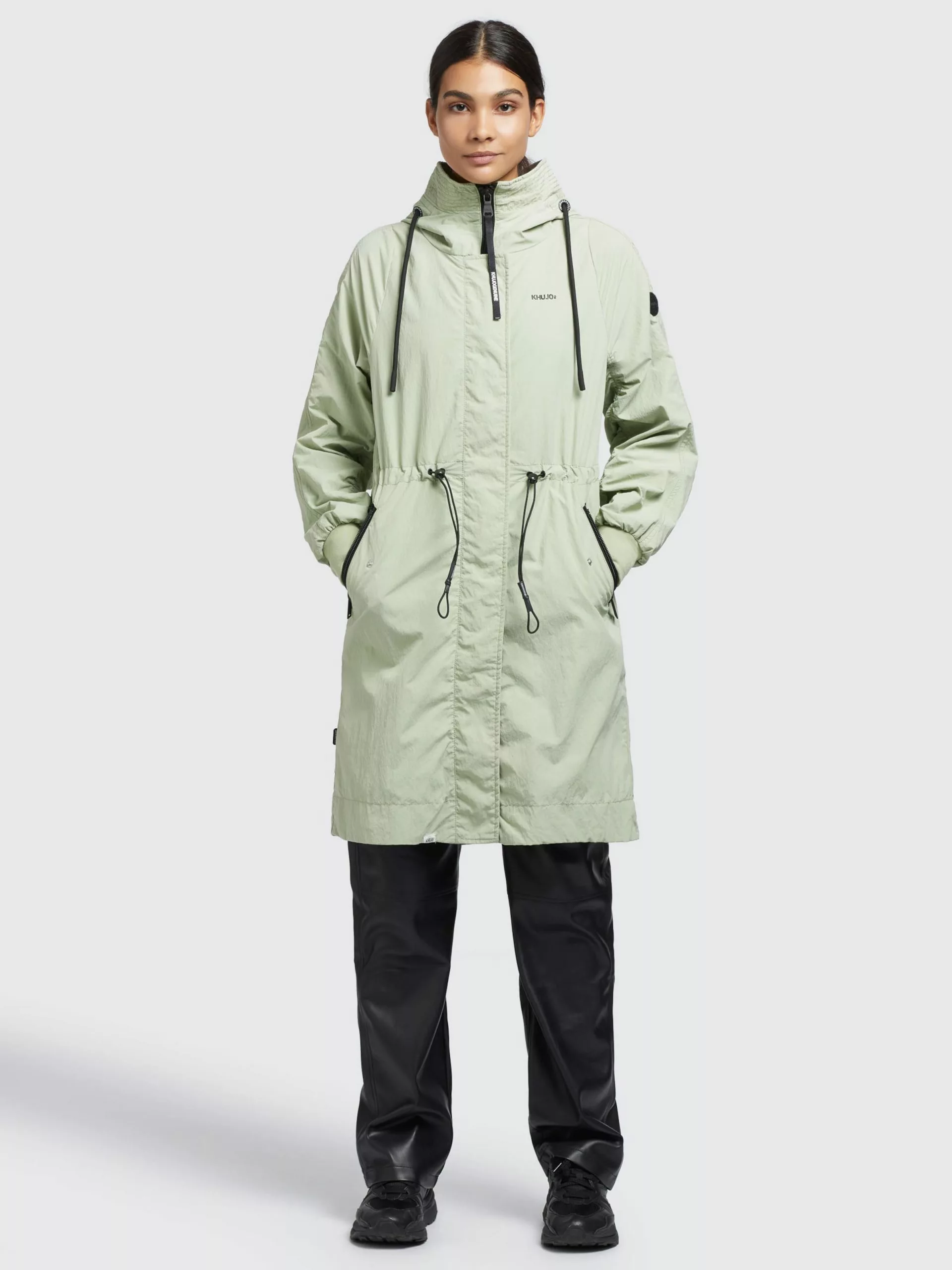 Khujo Manteaux De Mi-saison Manteau Mi-saison Silica Femme Vert Pastel 5 Khujo Manteaux De Mi-saison Manteau Mi-saison Silica Femme Vert Pastel – Image 3
