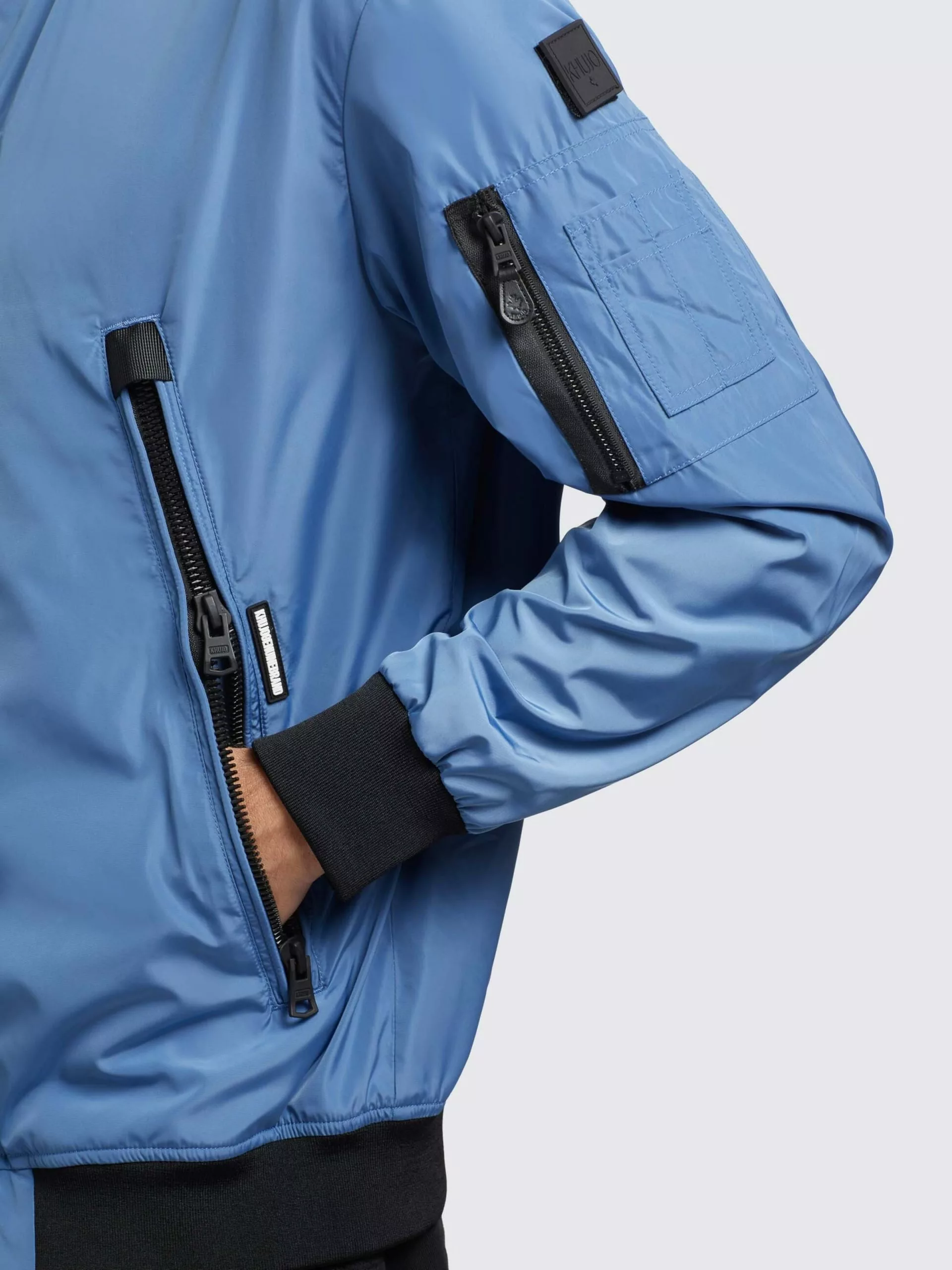 Khujo Vestes De Mi-saison Veste Mi-saison ASTILE2 Homme Bleu 9 Khujo Vestes De Mi-saison Veste Mi-saison ASTILE2 Homme Bleu – Image 7