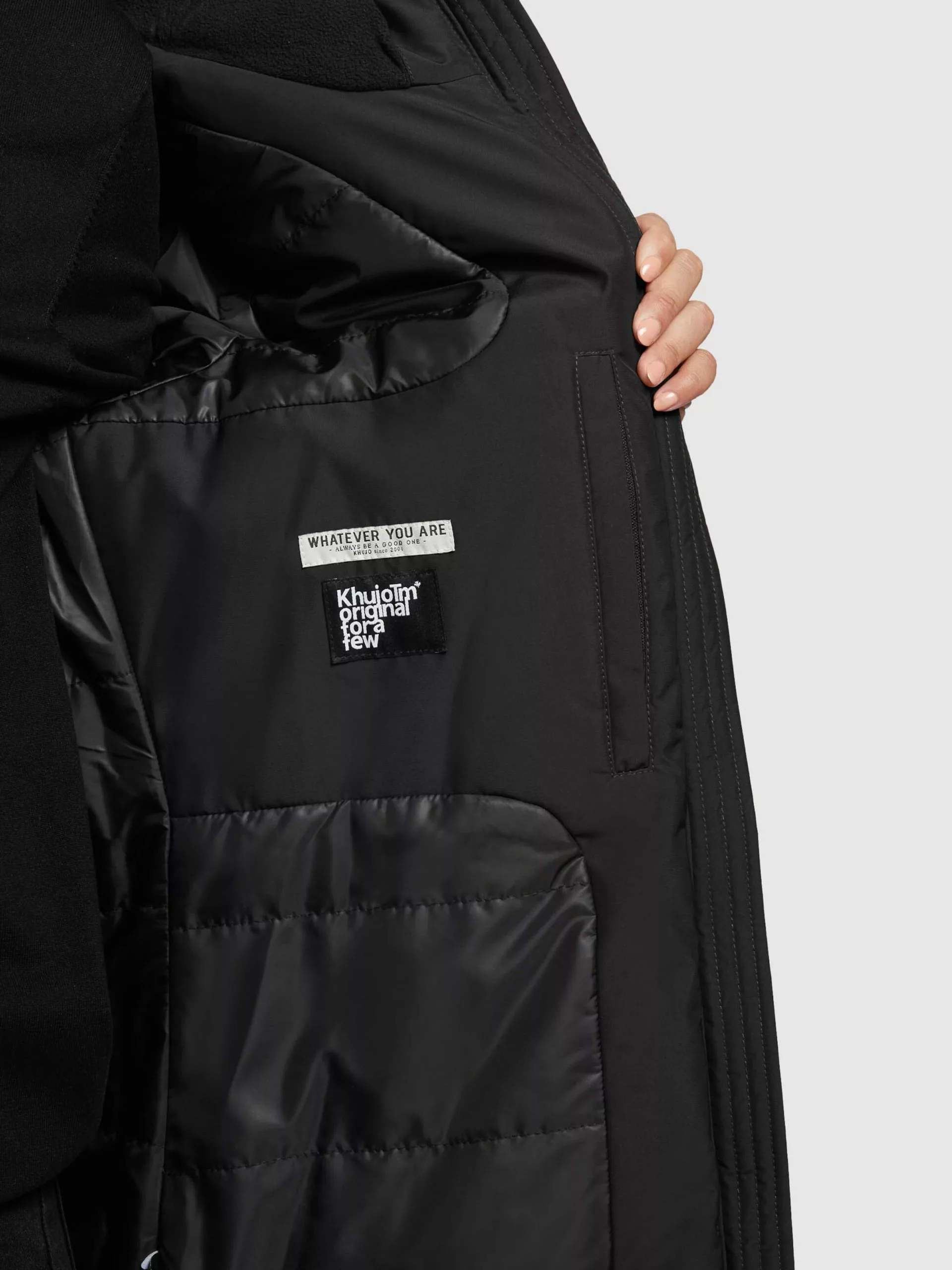 Khujo Manteaux Courts Manteau Mi-saison Amaray Femme Noir 9 Khujo Manteaux Courts Manteau Mi-saison Amaray Femme Noir – Image 7