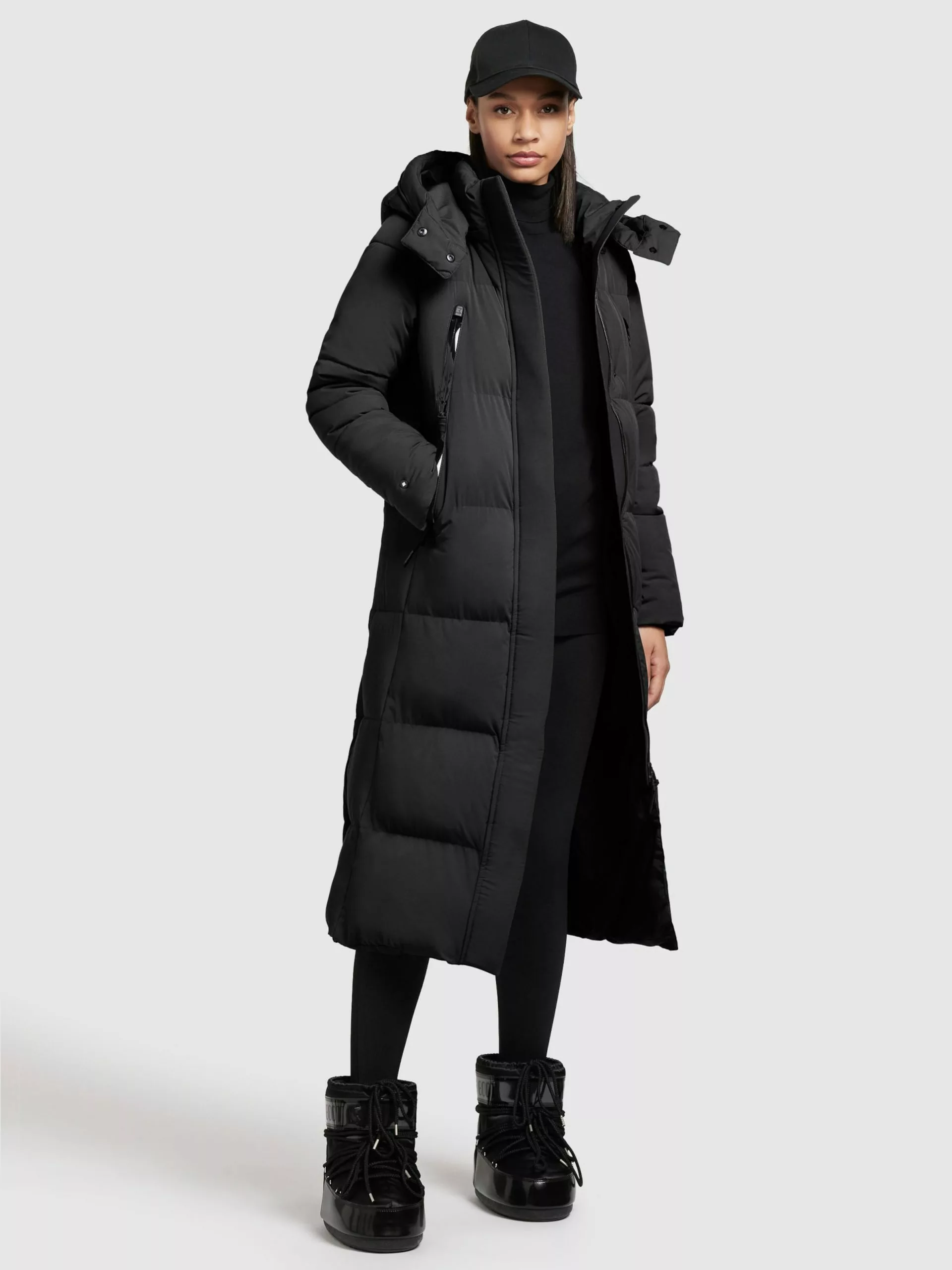 Khujo Manteaux De Mi-saison Manteau Mi-saison Melona Femme Noir 8 Khujo Manteaux De Mi-saison Manteau Mi-saison Melona Femme Noir – Image 6