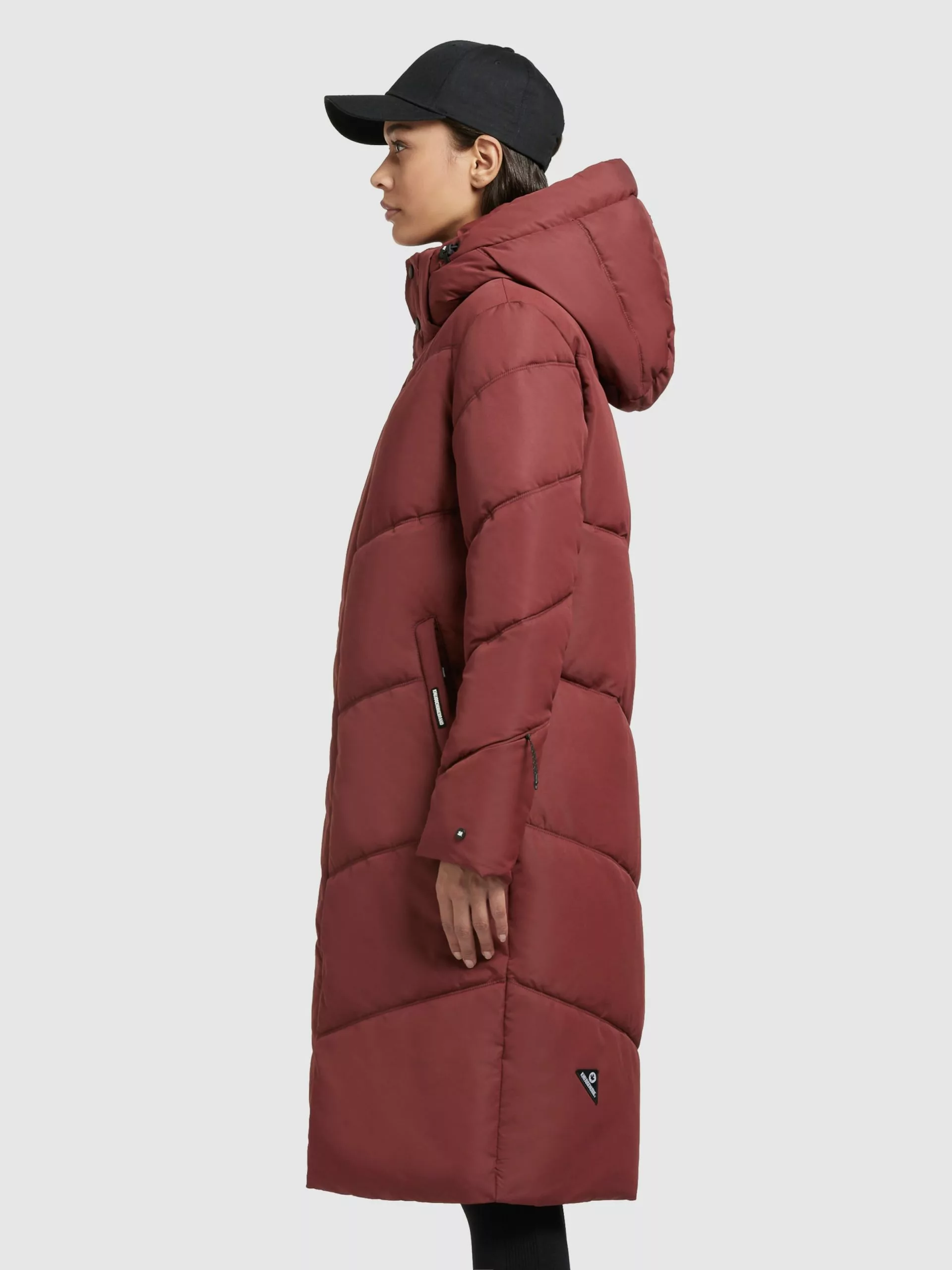 Khujo Manteaux Dhiver Manteau D’hiver Torino 3 Femme Rouge Rouille 7 Khujo Manteaux Dhiver Manteau D’hiver Torino 3 Femme Rouge Rouille – Image 5