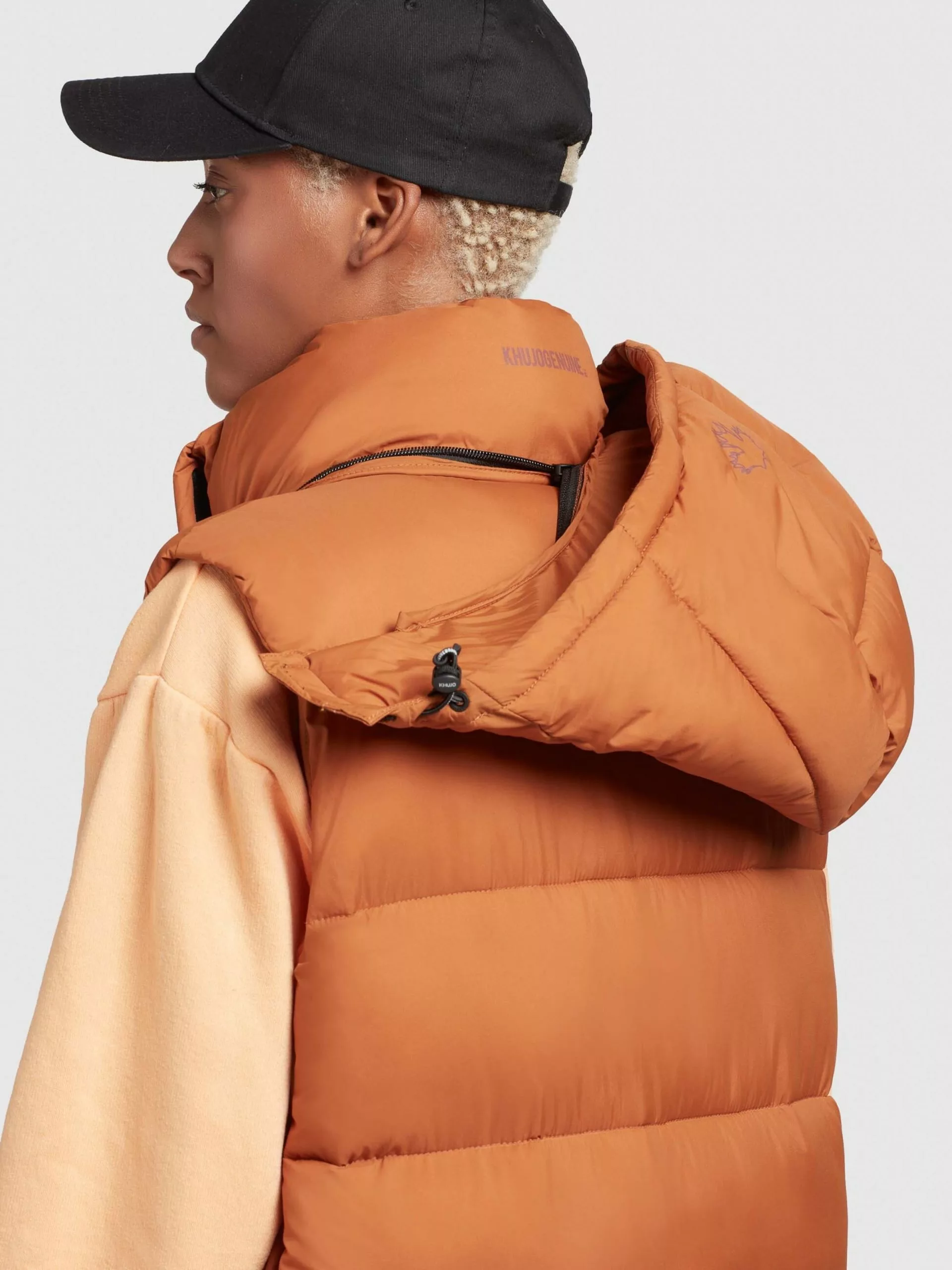 Khujo Vestes Sans Manches Gilet Magneta Femme Orange 10 Khujo Vestes Sans Manches Gilet Magneta Femme Orange â Image 8