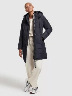 Khujo Manteaux Courts Manteau D’hiver Cups Femme Marine -Khujo Soldes Boutique 2db0f3d2e7b5d2ff5b1b51371e23d7ba