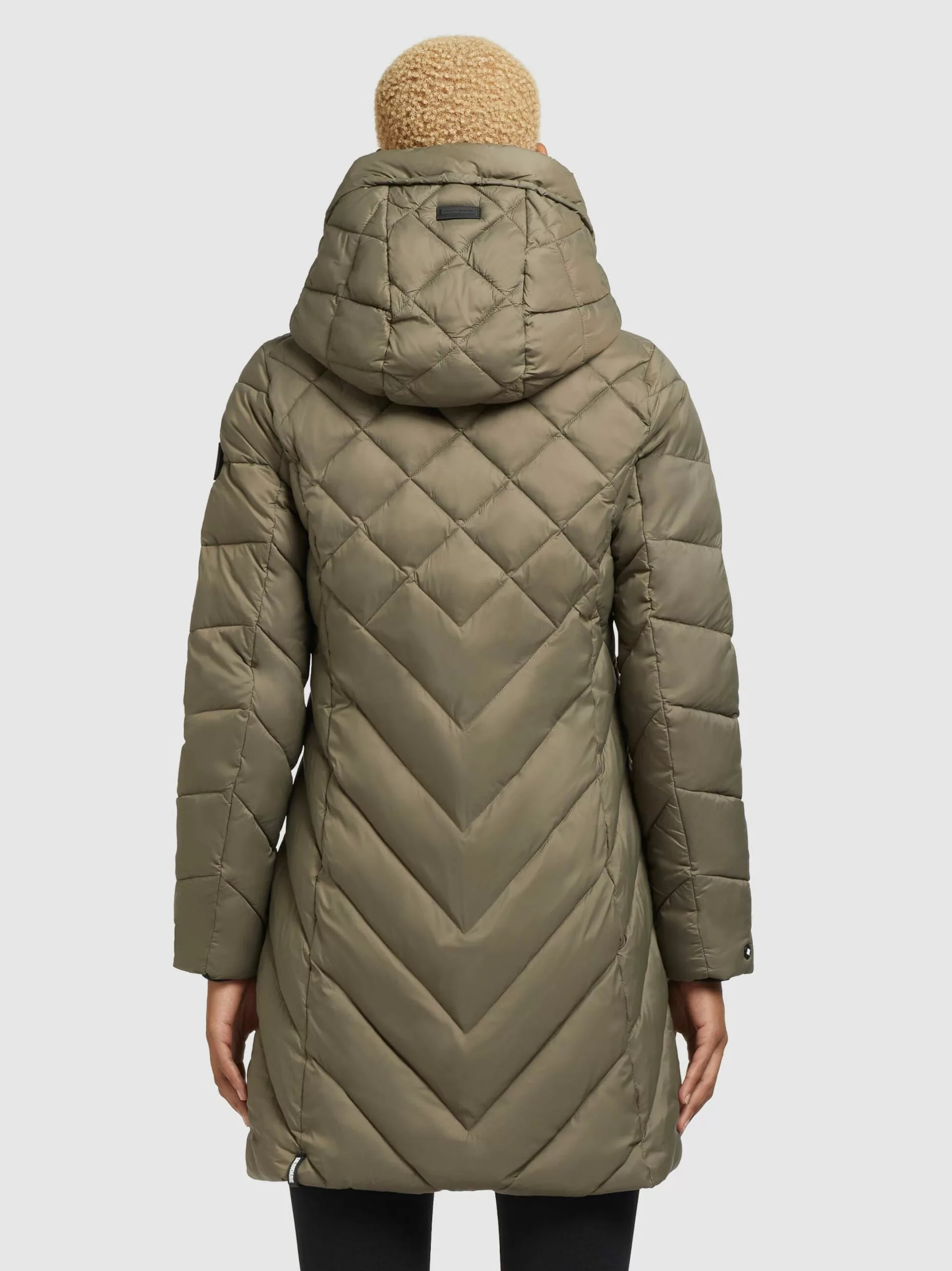 Khujo Manteaux De Mi-saison Manteau Mi-saison Aneth Femme Kaki 6 Khujo Manteaux De Mi-saison Manteau Mi-saison Aneth Femme Kaki – Image 4