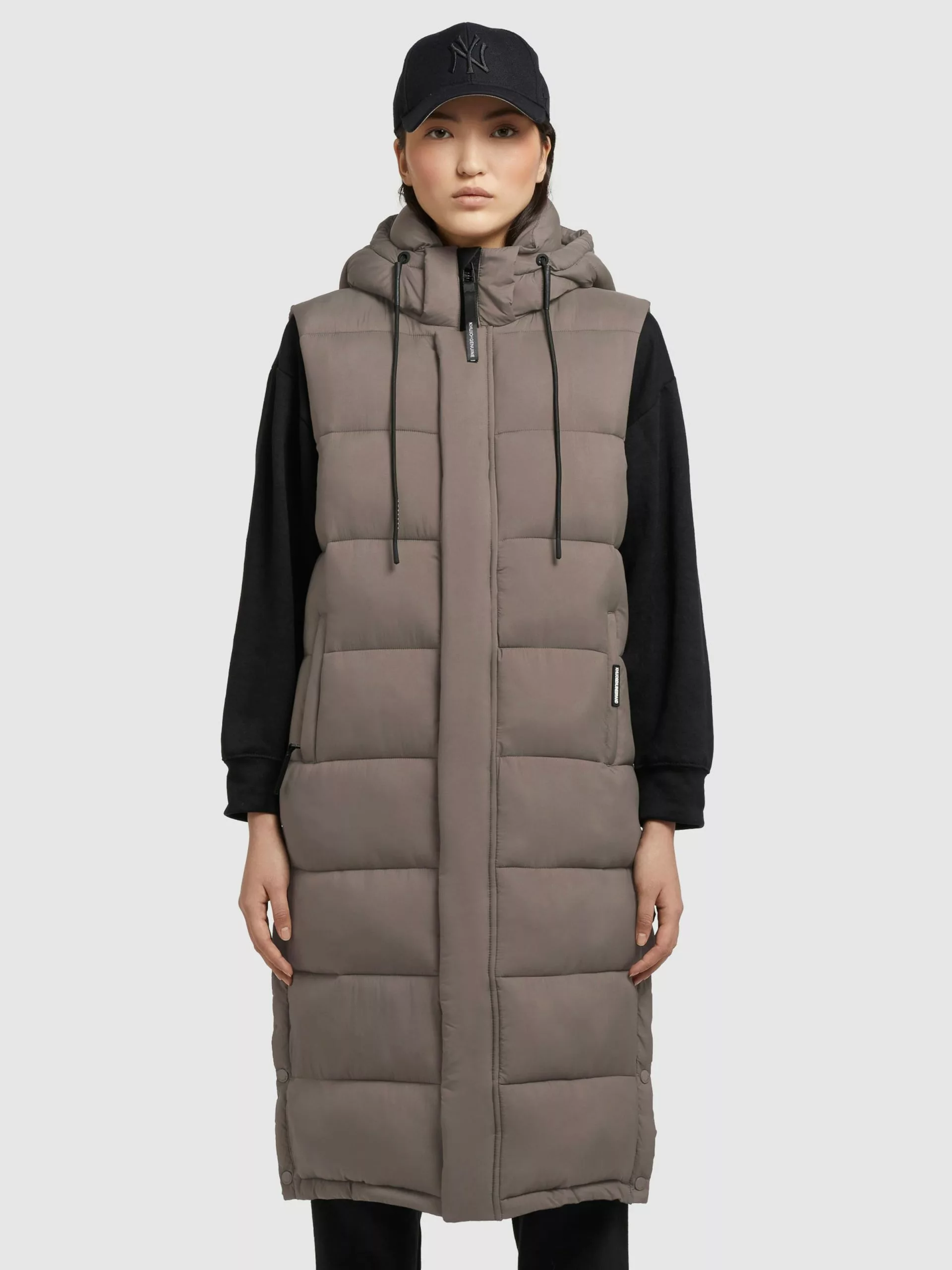 Khujo Vestes Sans Manches Gilet Tourin Femme Marron 4 Khujo Vestes Sans Manches Gilet Tourin Femme Marron – Image 2