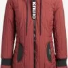 Khujo Vestes Dhiver Veste D’hiver Jerry Femme Rouge Rouille